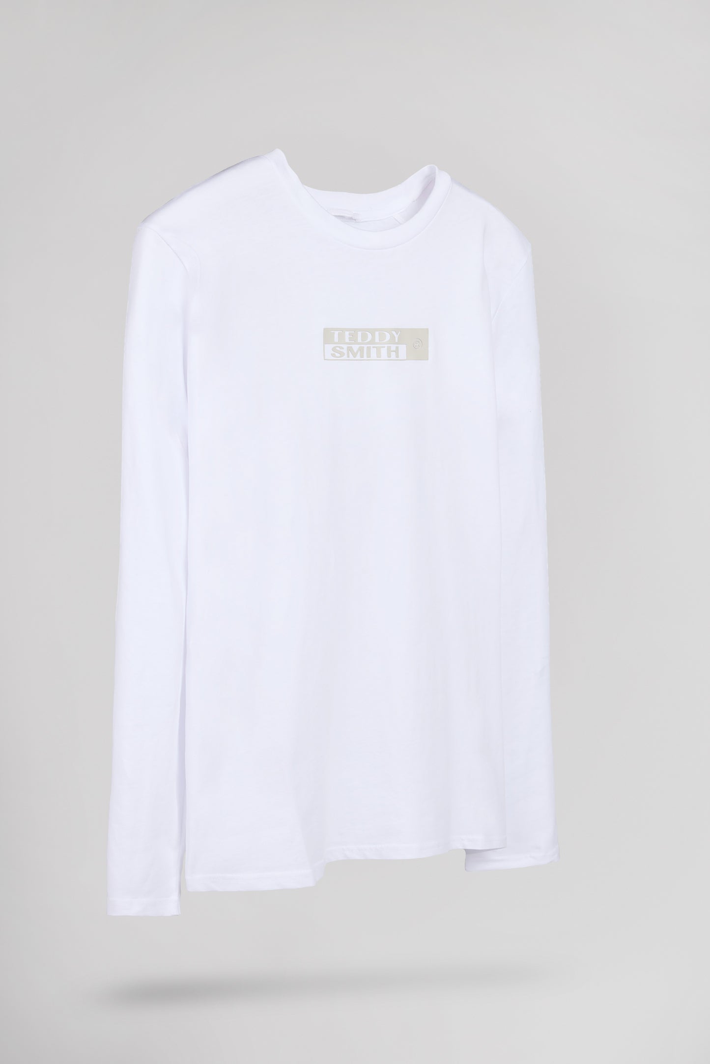 T-shirt col rond T-JOHN ML BLANC