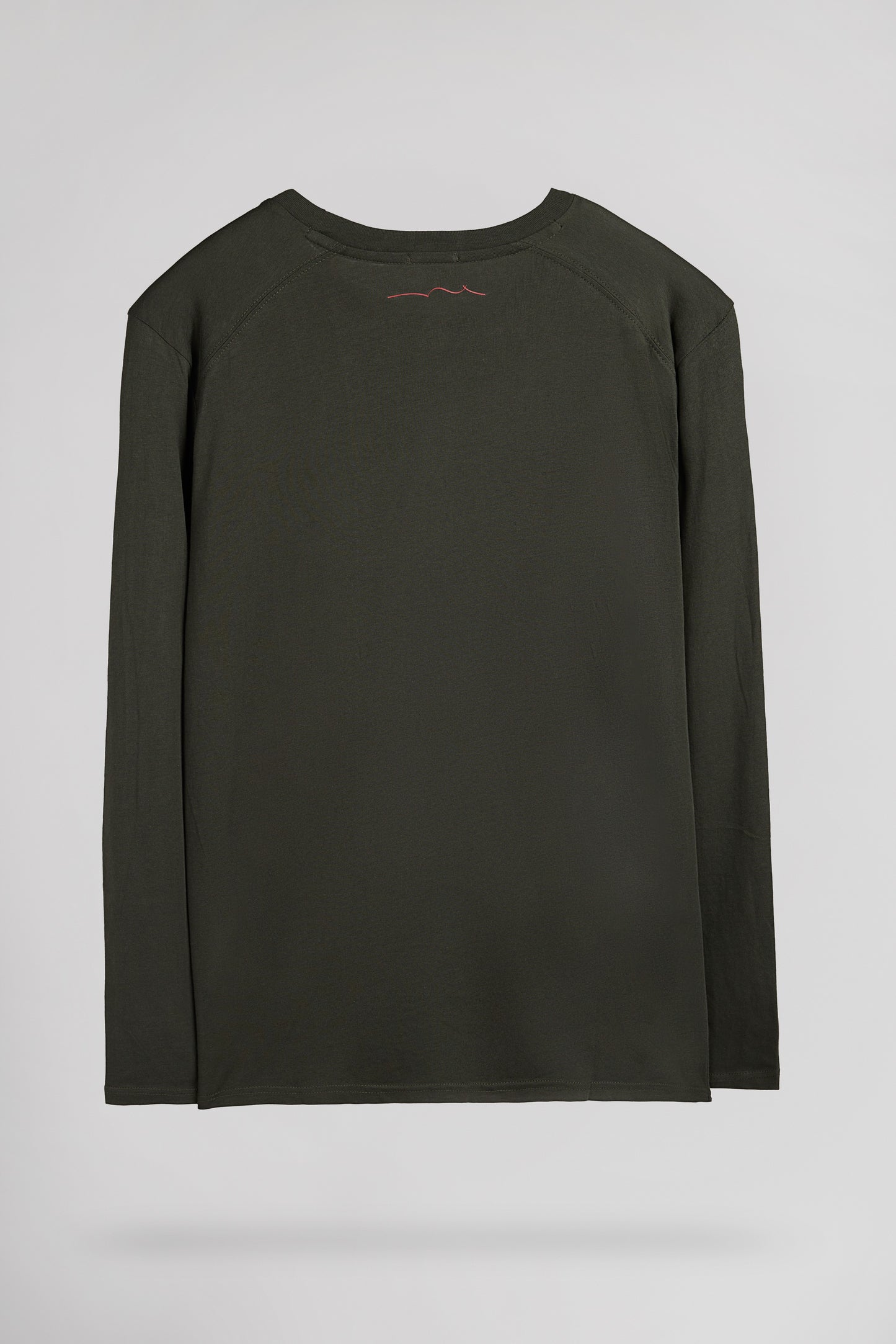 T-shirt col rond T-JOHN ML DEEP KAKI