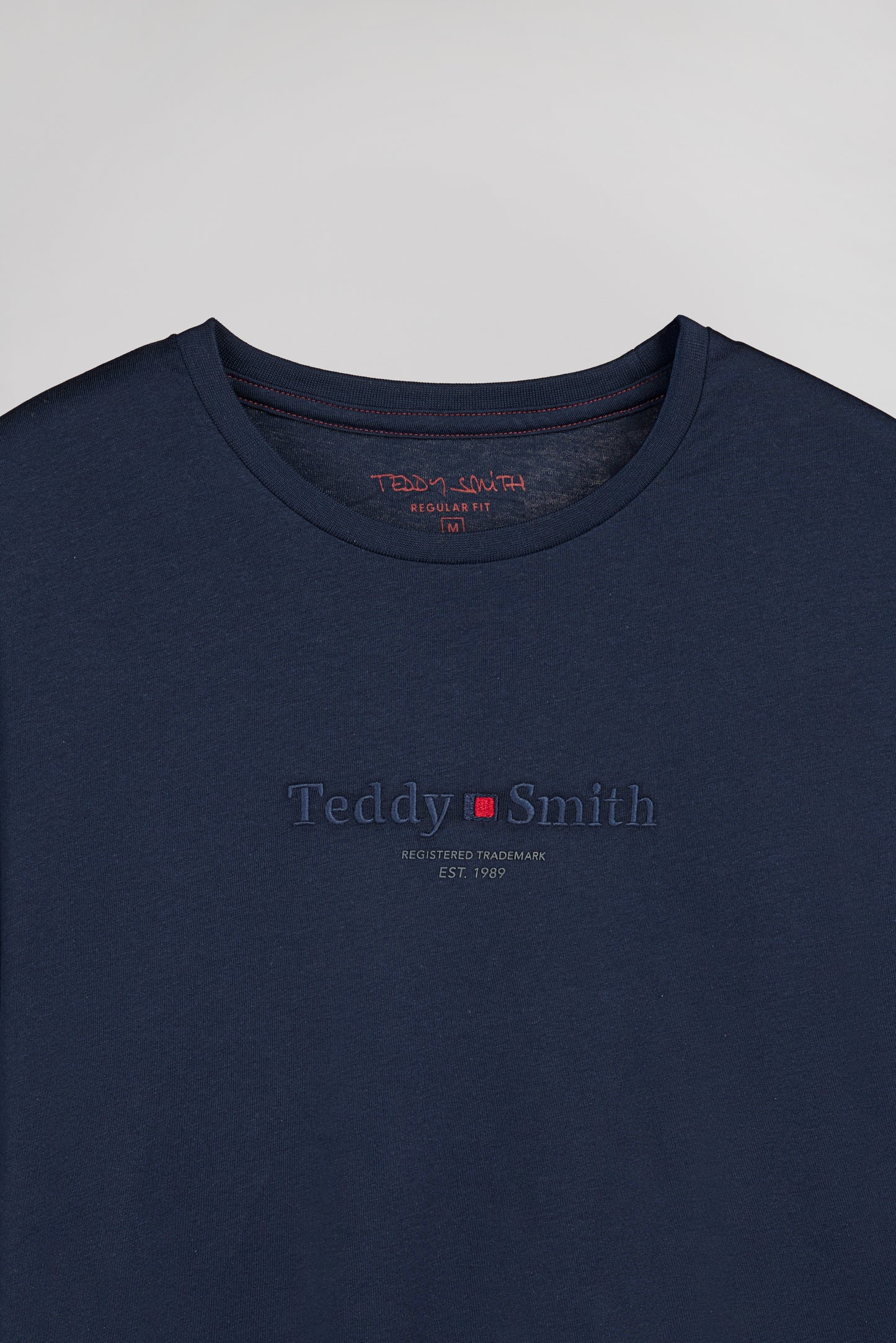 T-shirt col rond T-JIM ML TOTAL NAVY