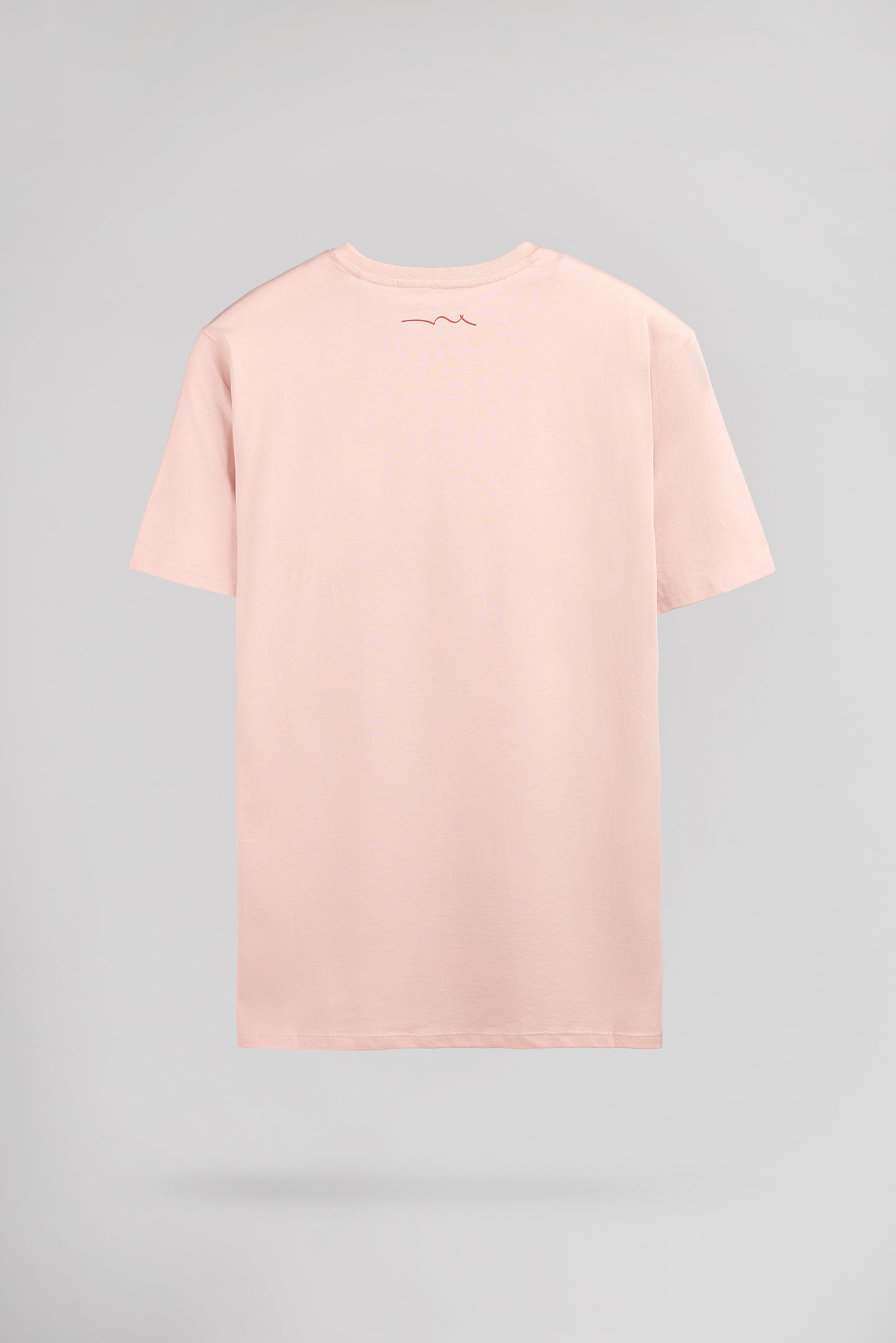 T-shirt col rond T-MINIMALIST MC ROSE PASTEL