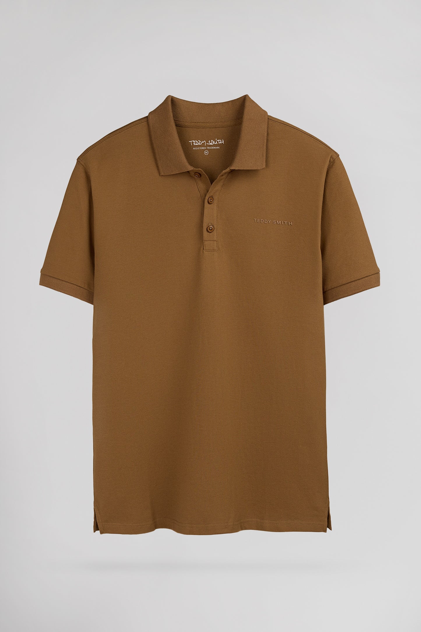 Polo piqué P-ALBAN MC NOISETTE