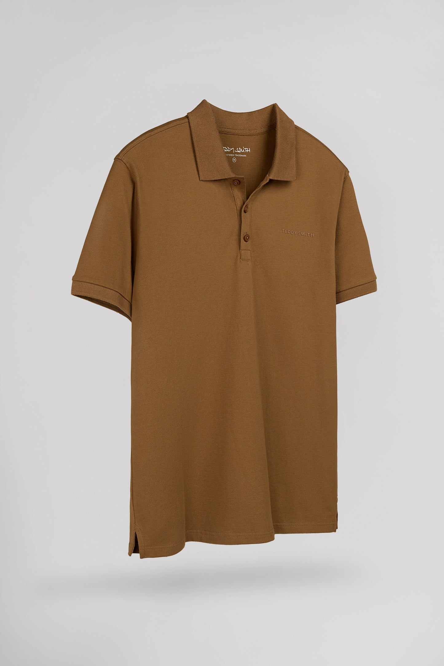 Polo piqué P-ALBAN MC NOISETTE