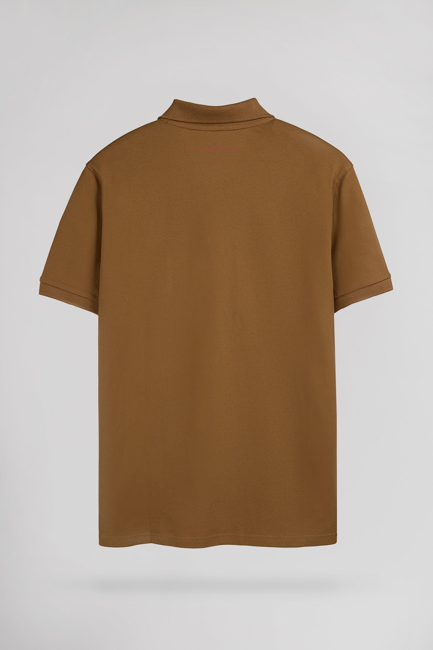 Polo piqué P-ALBAN MC NOISETTE
