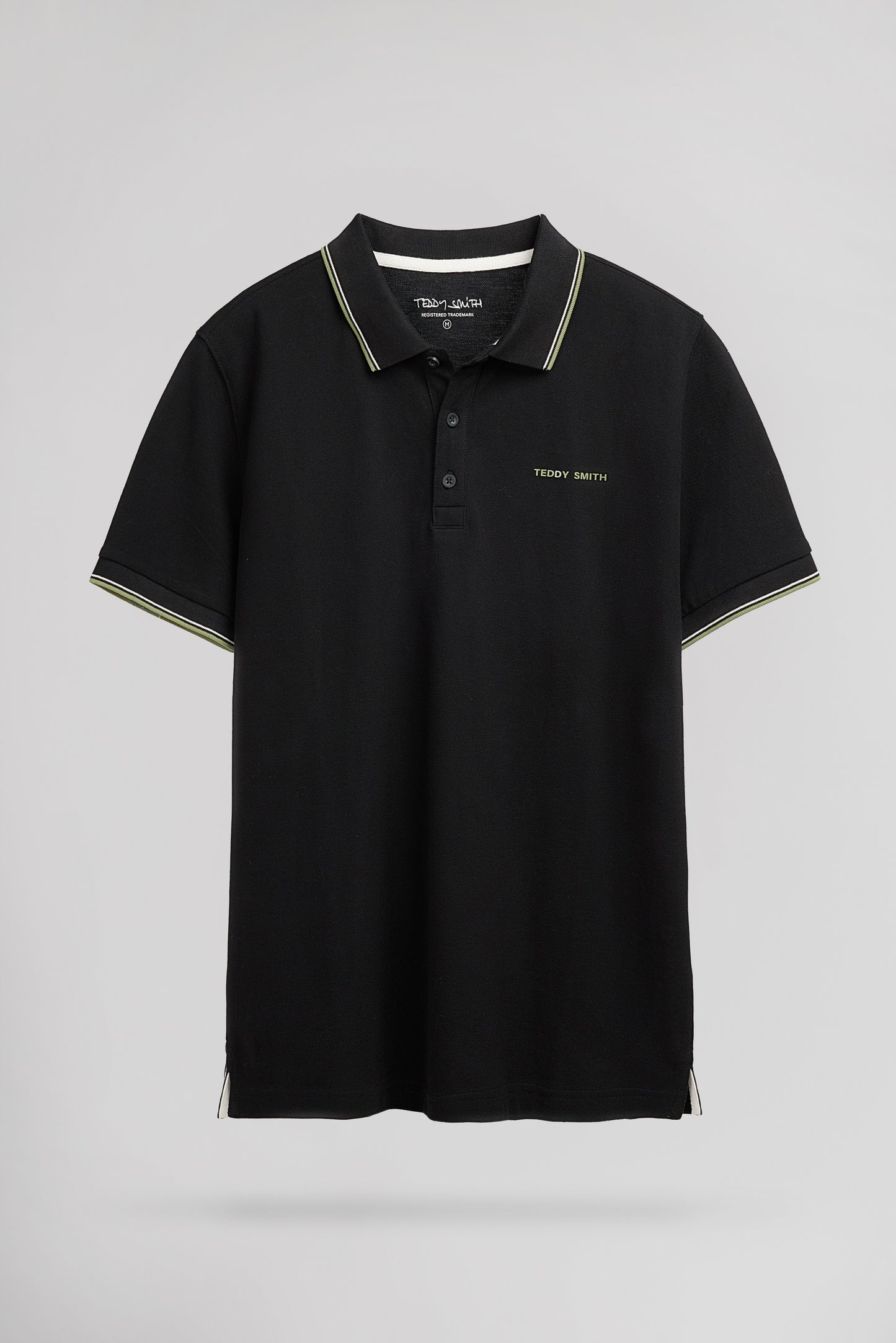 Polo piqué PASIAN 2 MC NOIR