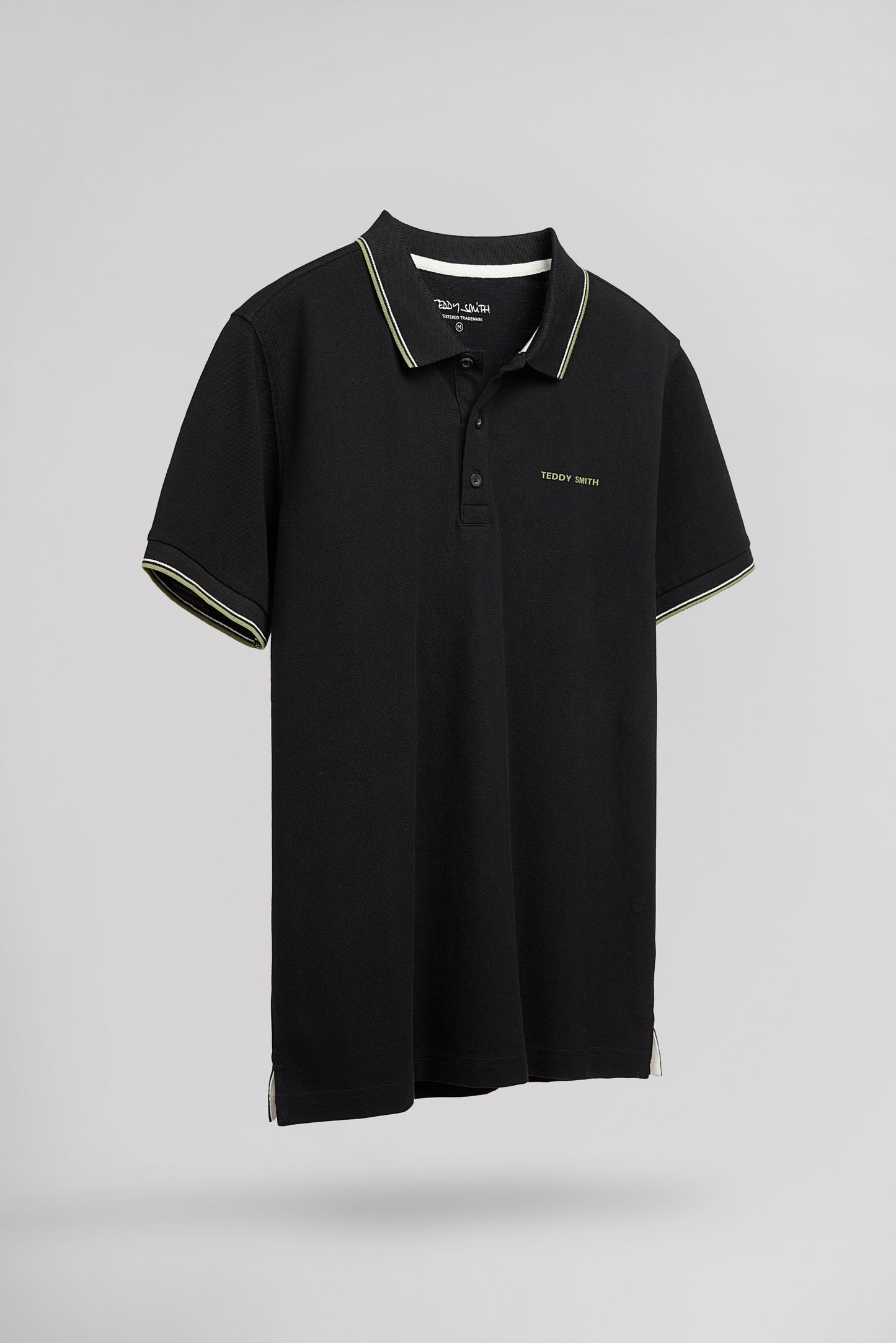 Polo piqué PASIAN 2 MC NOIR