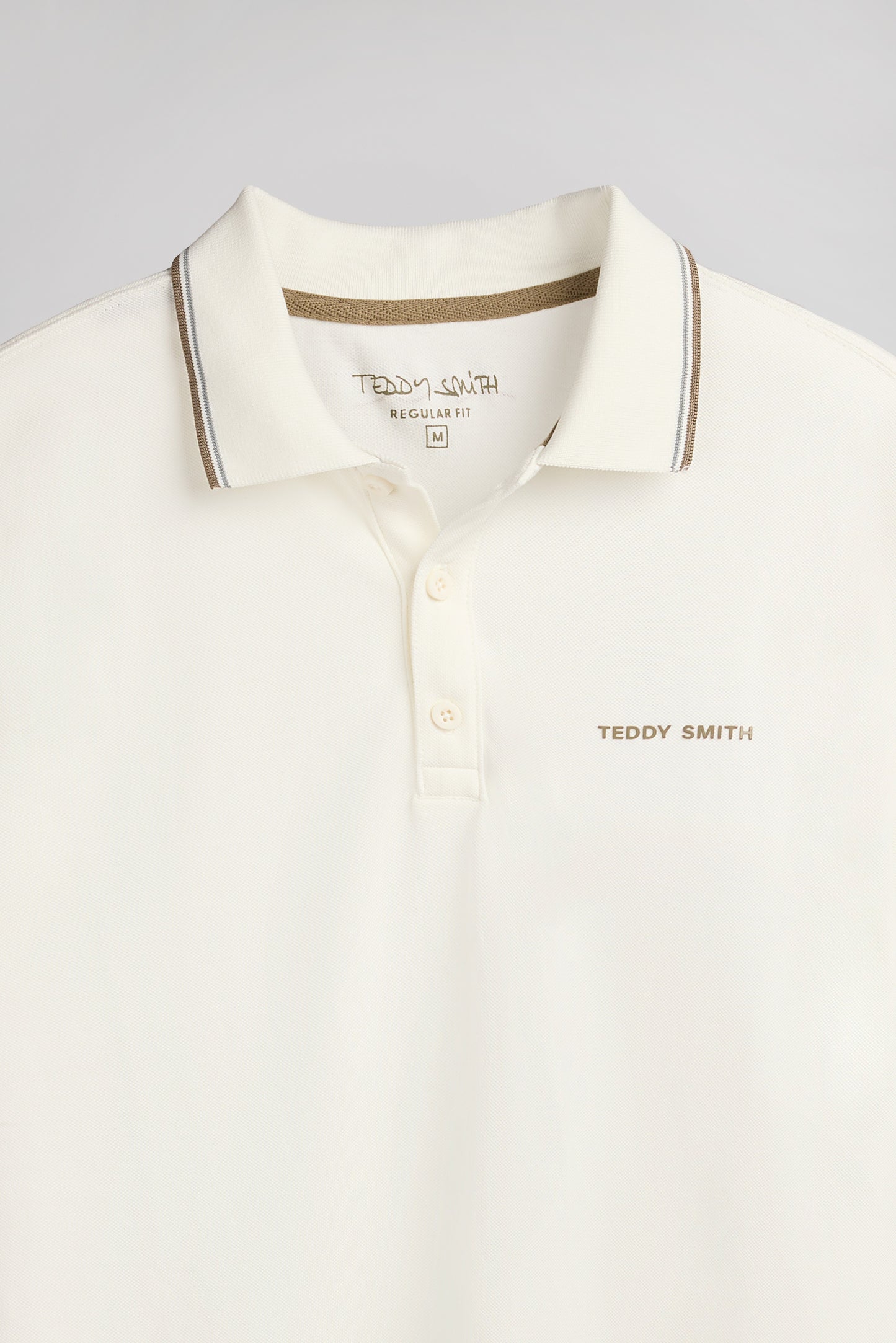 Polo piqué PASIAN 2 MIDDLE WHITE