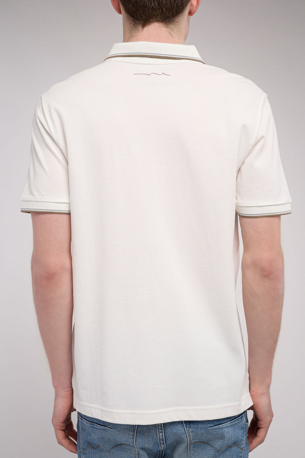 Polo piqué PASIAN 2 MIDDLE WHITE