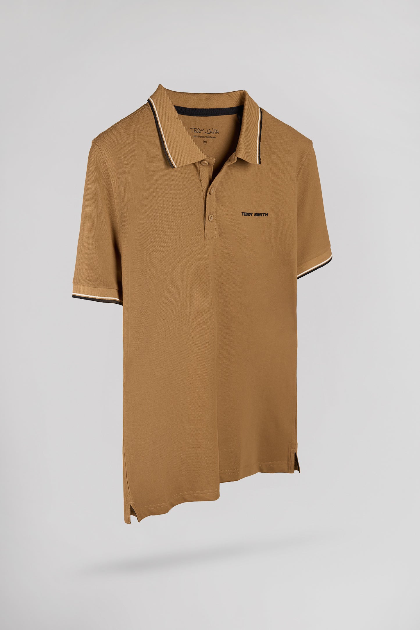 Polo piqué PASIAN 2 MC NOISETTE
