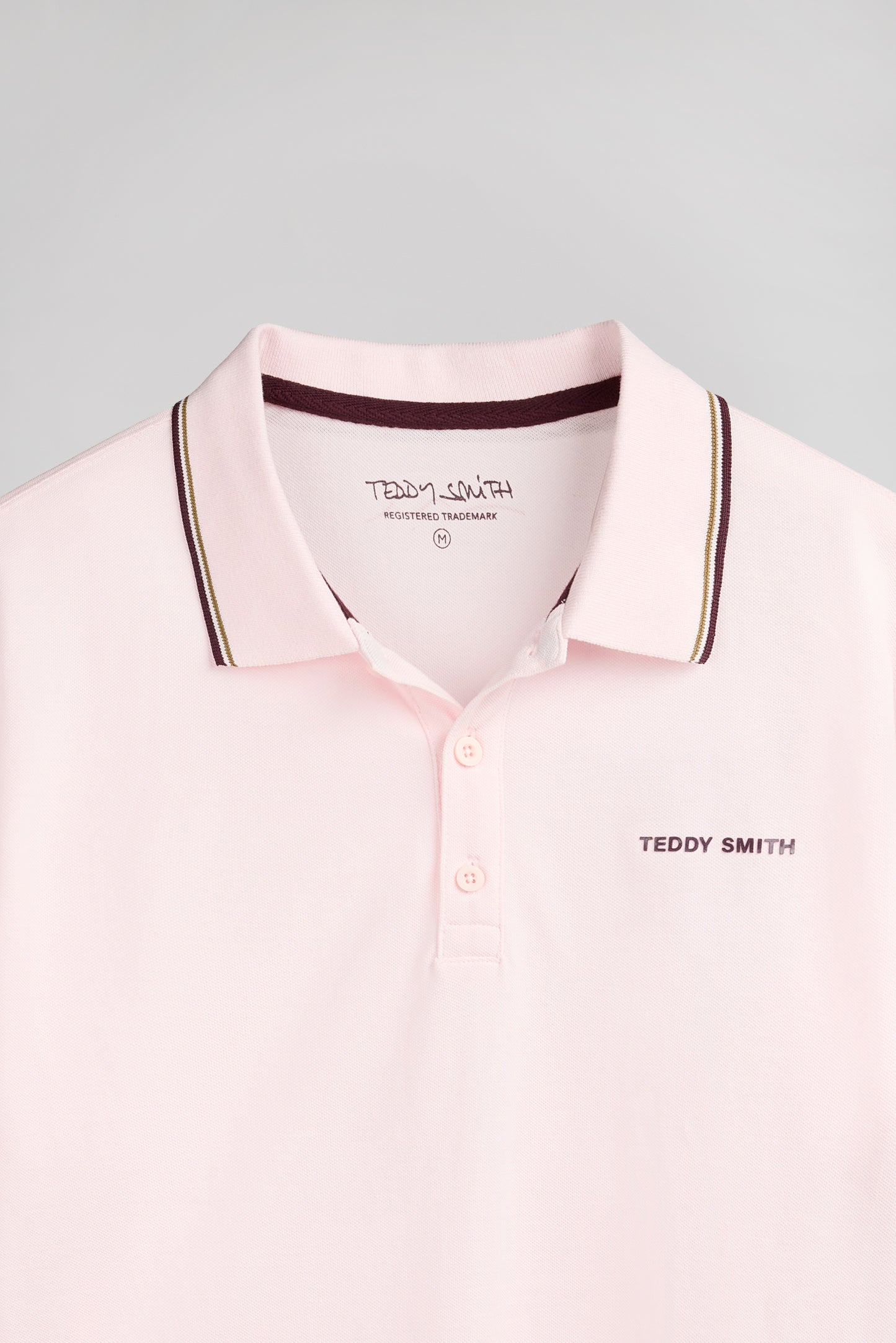 Polo piqué PASIAN 2 MC PINK SHIRT