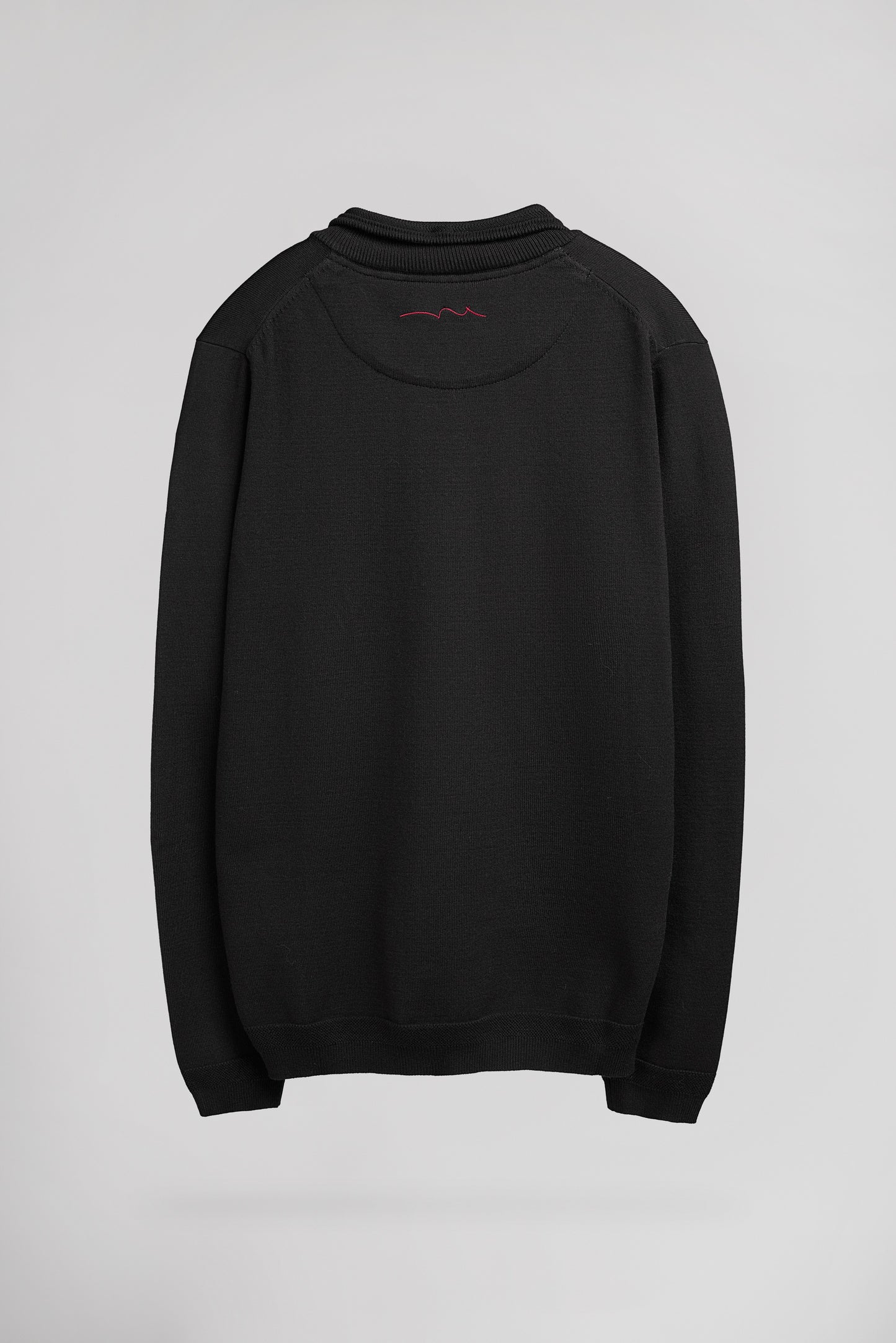 Pull col montant zippé P-MARTY 2 CHARBON