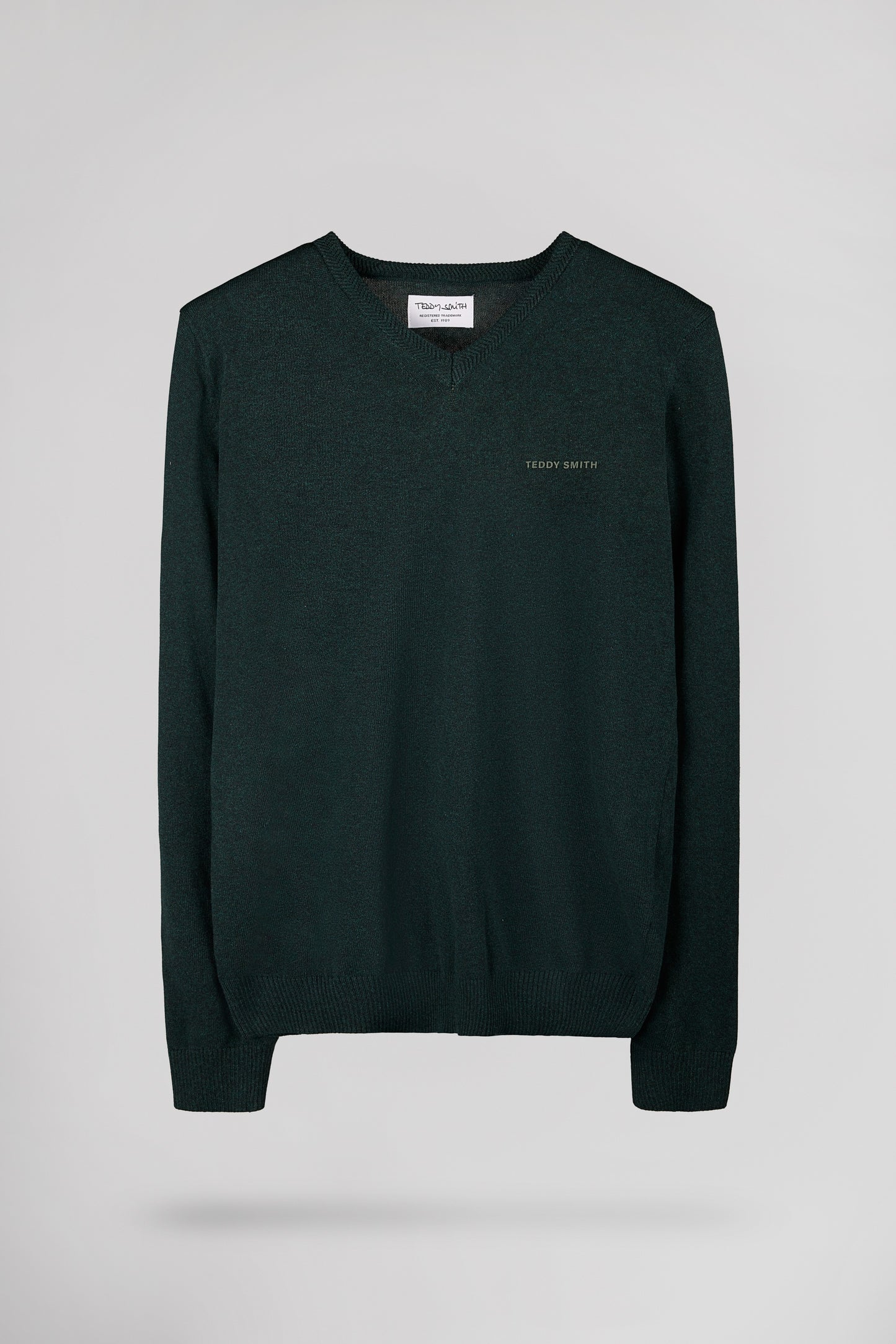 Pull ajusté col V PULSER 3 VERT SCARABE