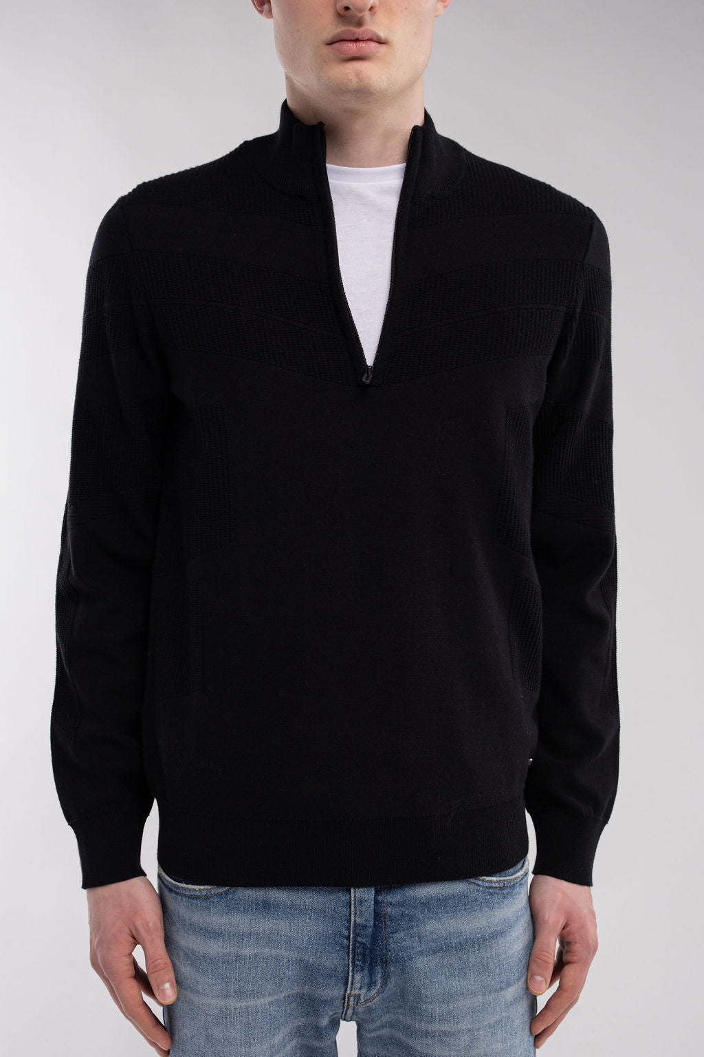Pull P-SILVER NOIR