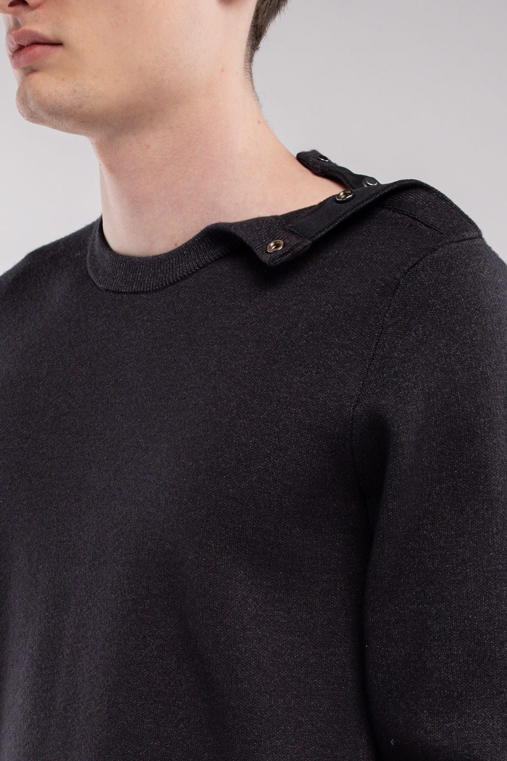 Pull P-DRYSTAN MELANGE BLACK
