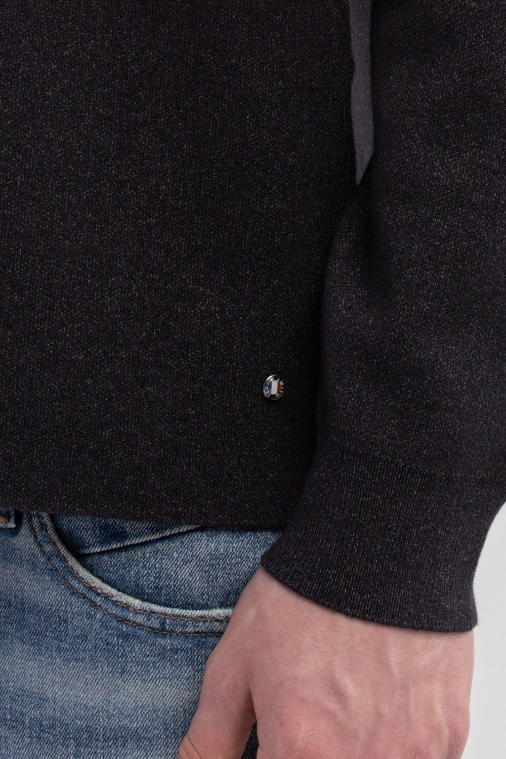 Pull P-DRYSTAN MELANGE BLACK