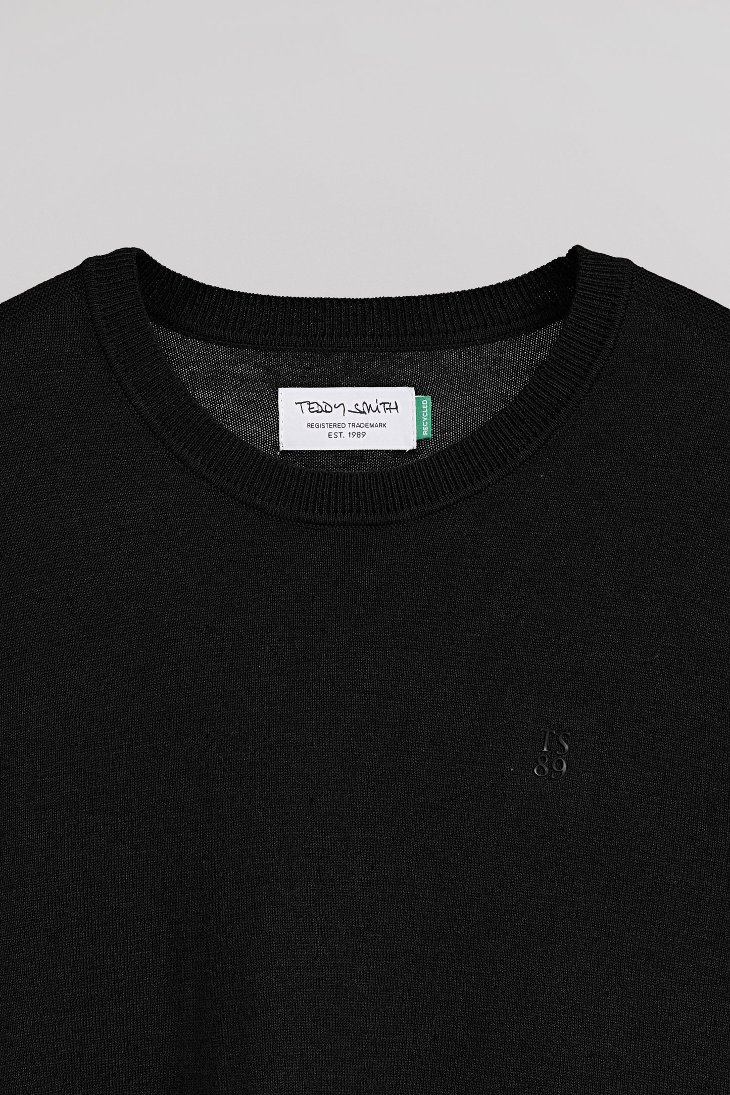 Pull col rond P-MARTINO NOIR