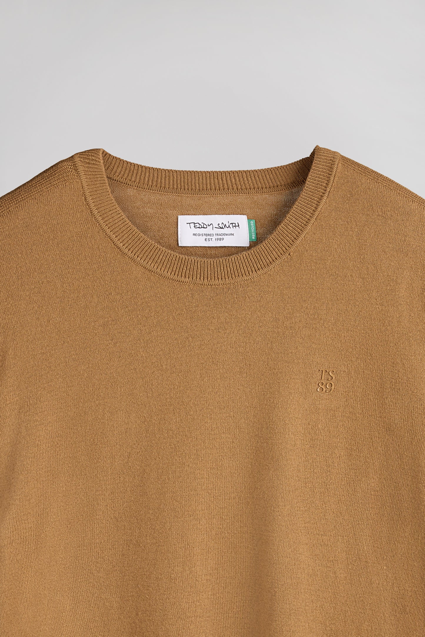 Pull col rond P-MARTINO NOISETTE