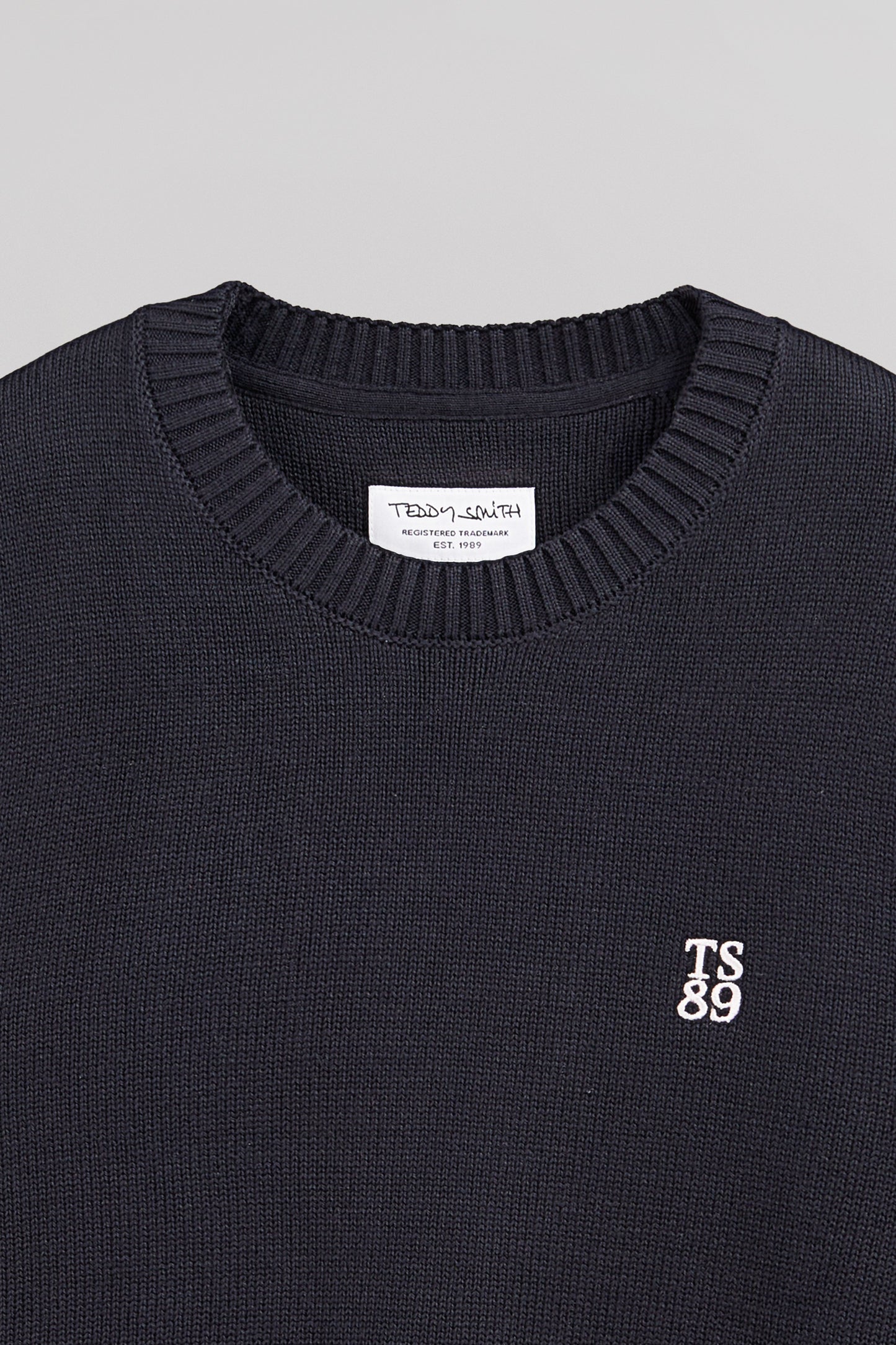 Pull col rond P-JIMMY TOTAL NAVY