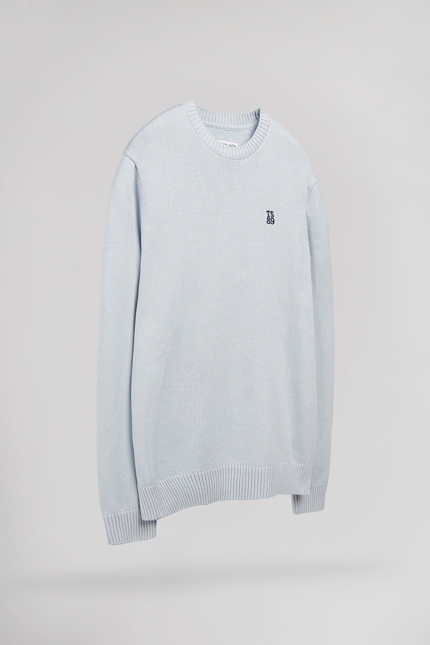 Pull col rond P-JIMMY BLUE SHIRT