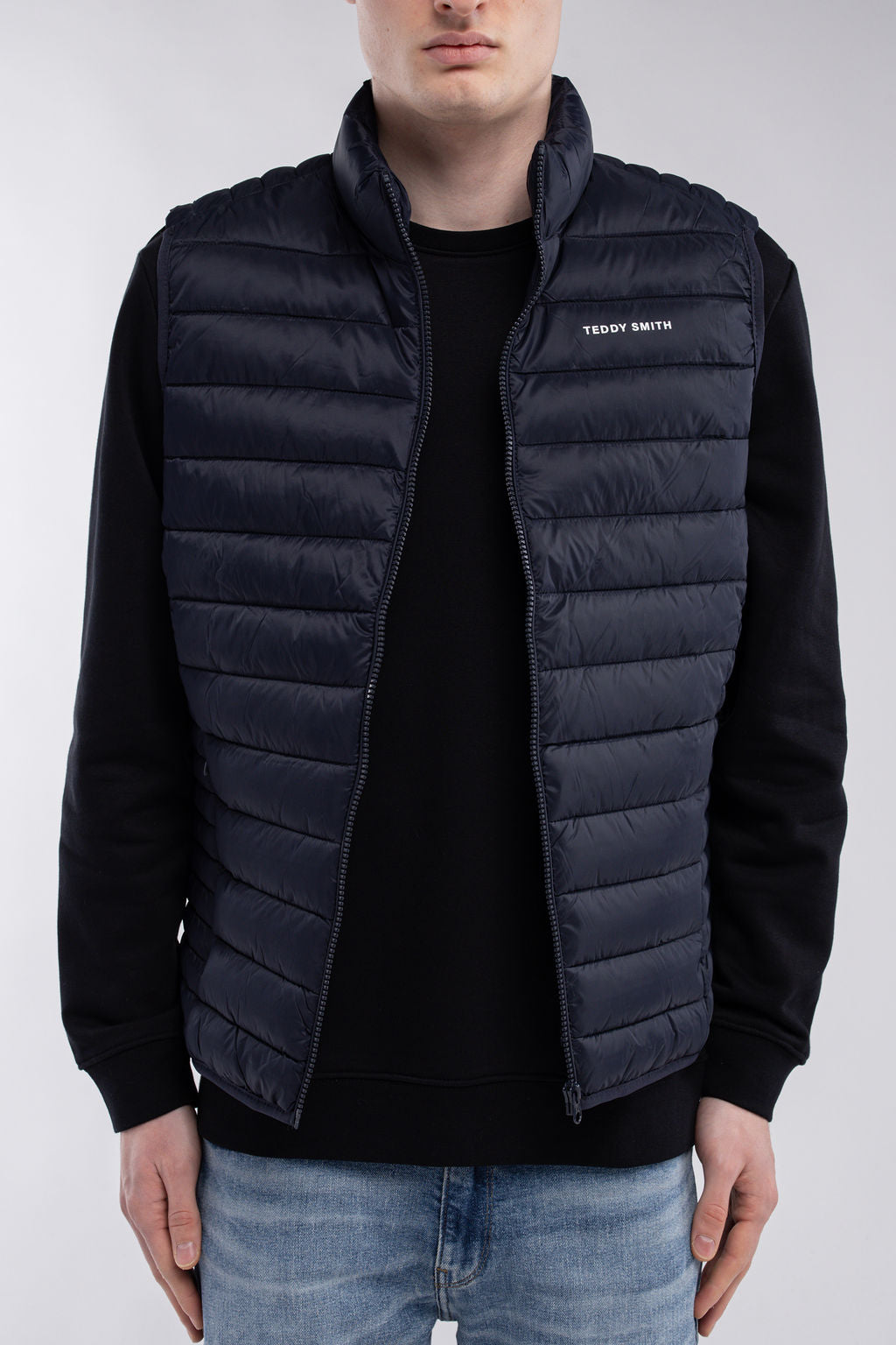 Doudoune sans manches col montant B-TERRY TOTAL NAVY