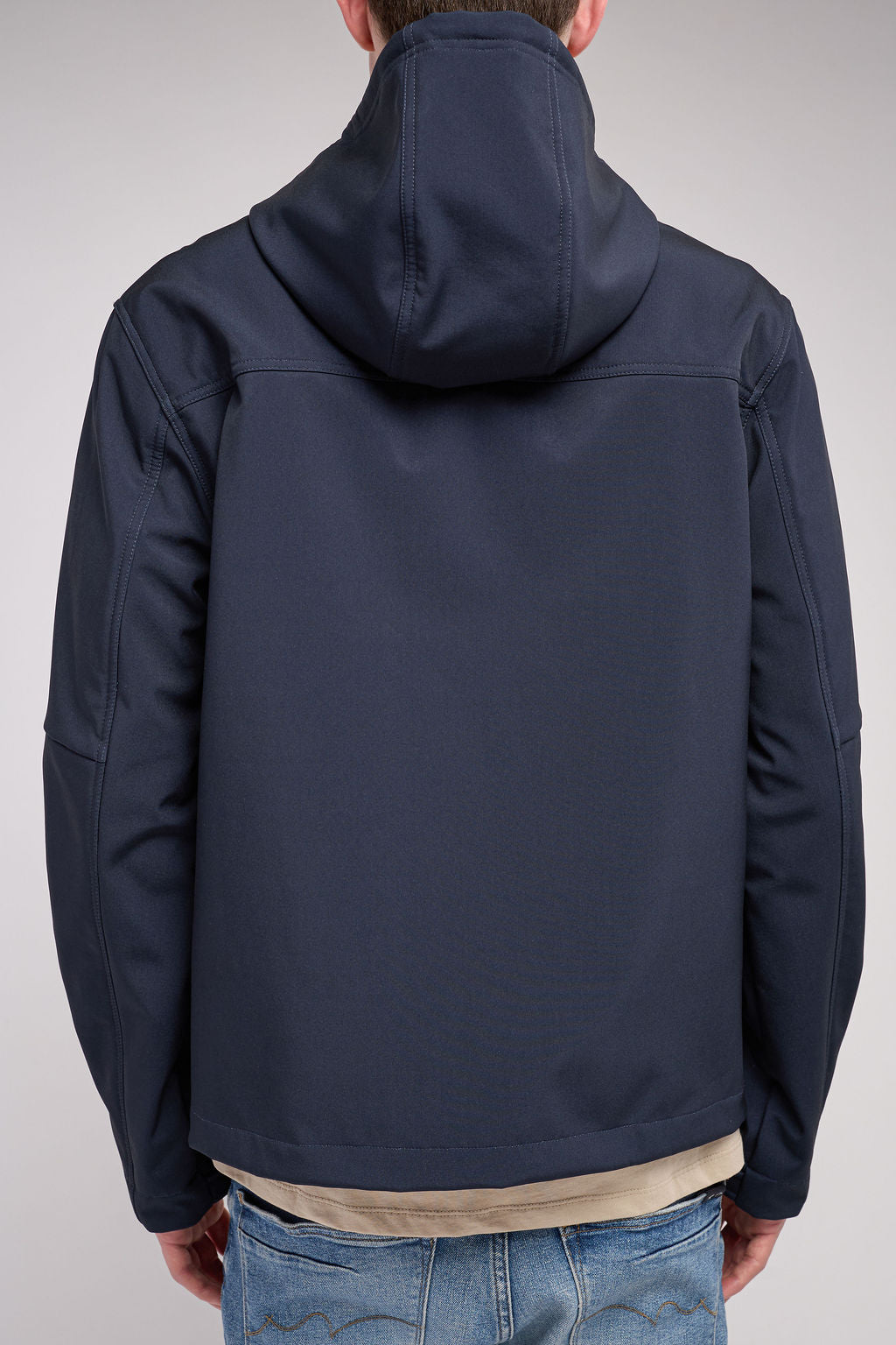 Blouson zippé à capuche B-RENZO DARK NAVY