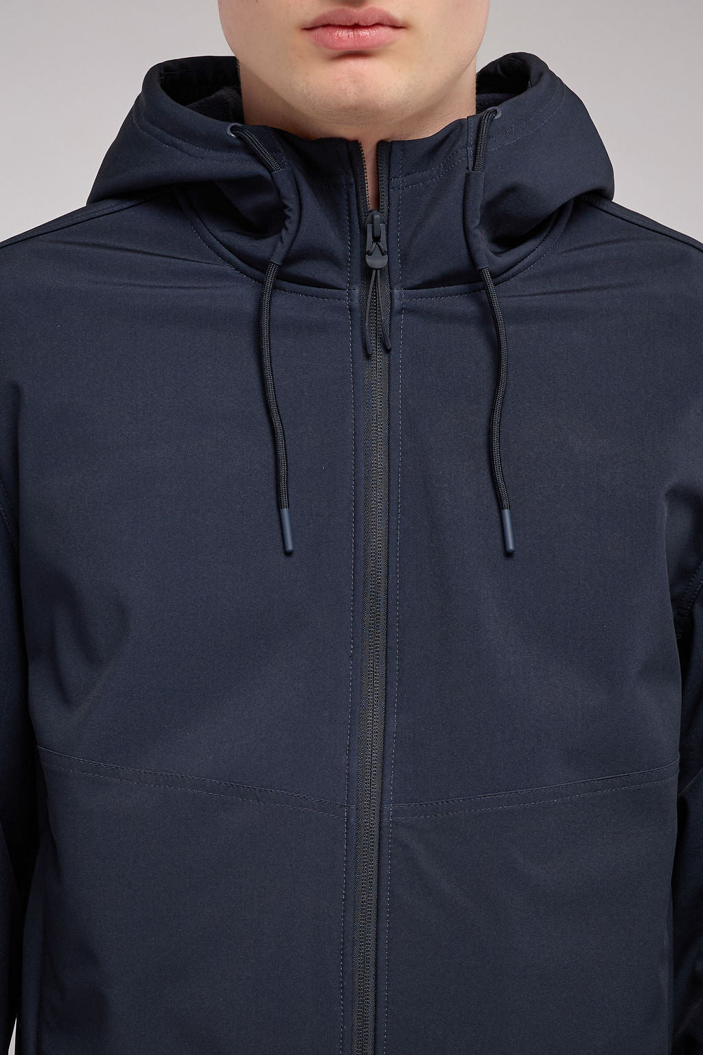 Blouson zippé à capuche B-RENZO DARK NAVY