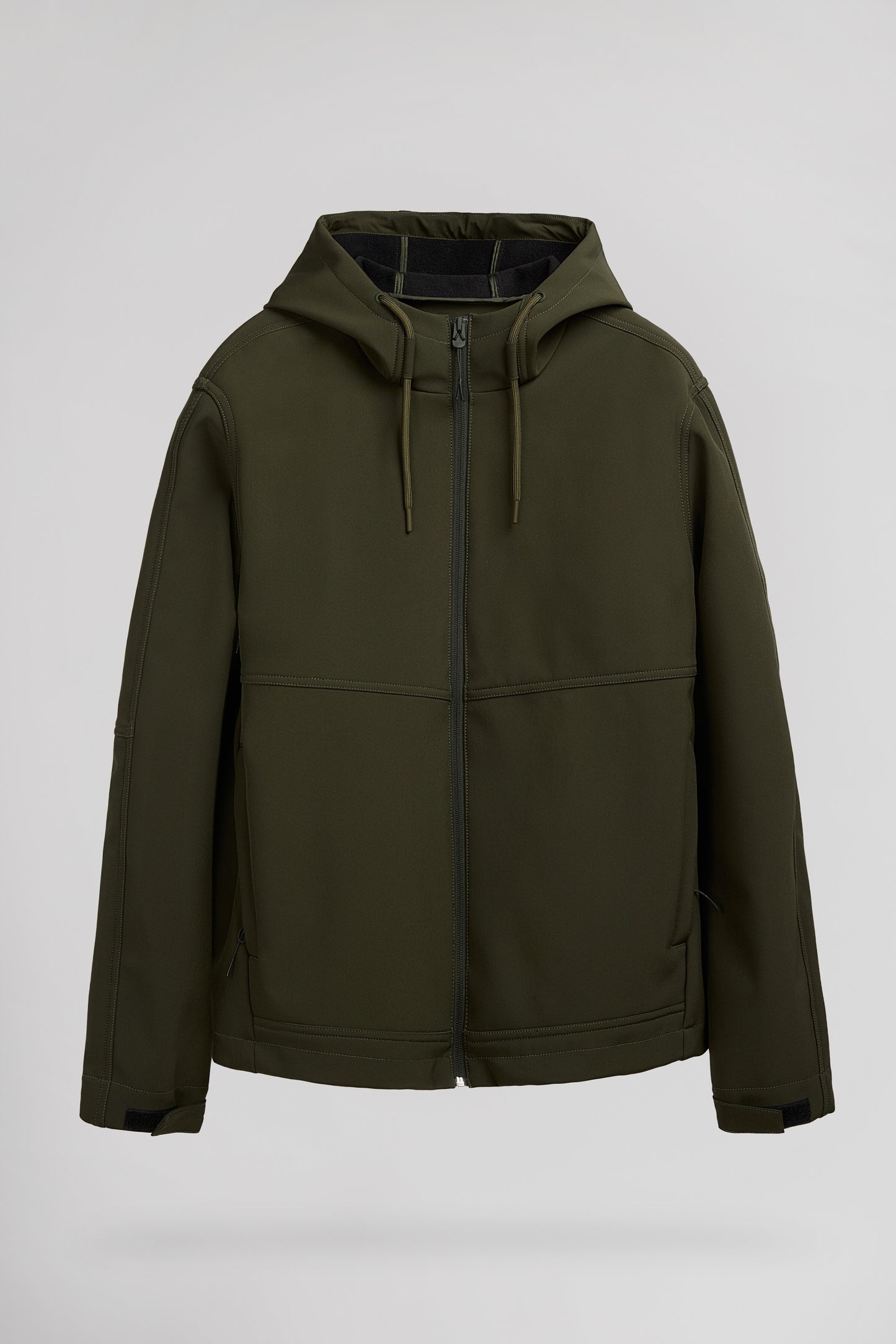 Blouson zippé à capuche B-RENZO DEEP KAKI