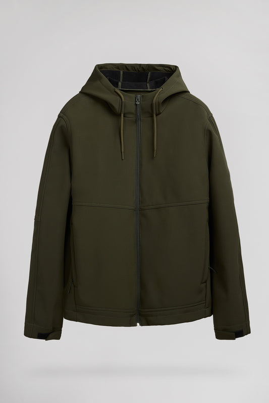 Achat Blouson softshell zippé à capuche B-RENZO DEEP KAKI