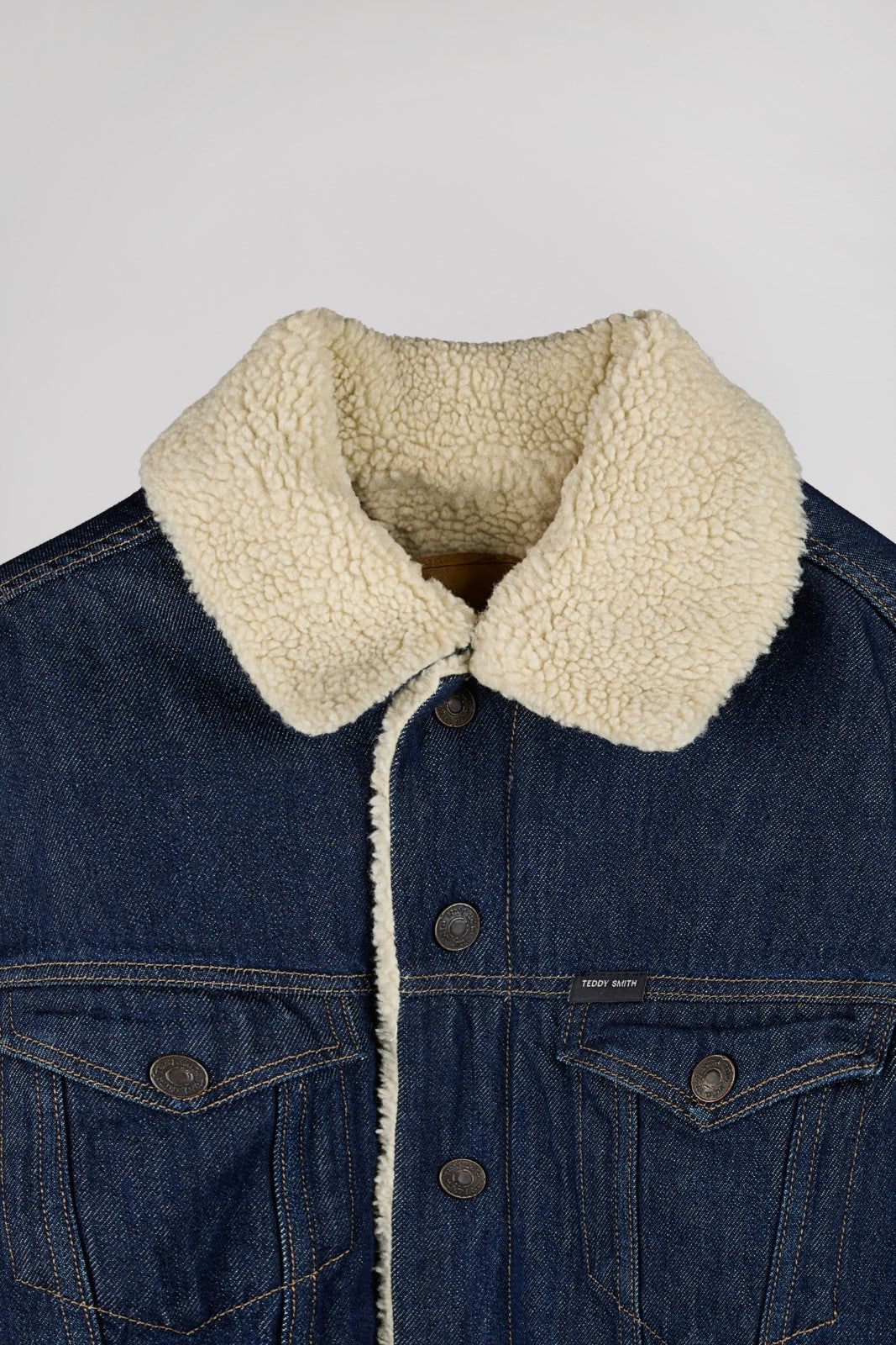 Veste denim col sherpa RANDALL SHERPA