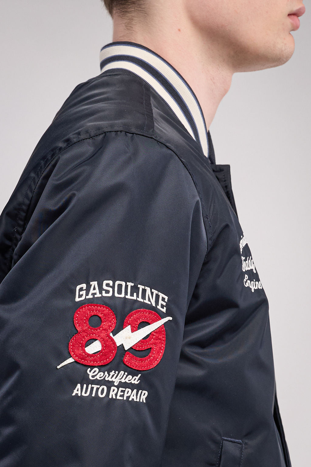 Blouson Teddy B-TIBALD DARK NAVY