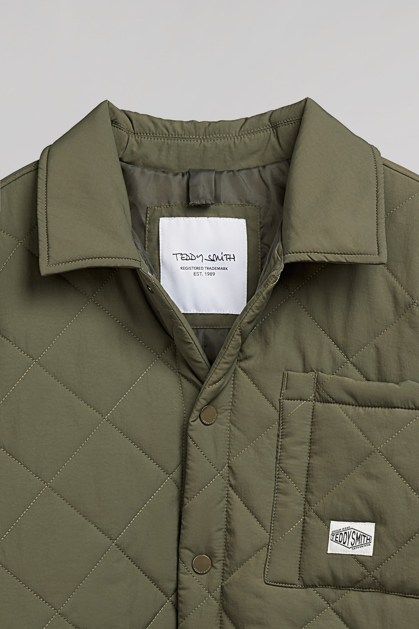 Blouson déperlant matelassé B-MUNICH TURBULENCE KAKI