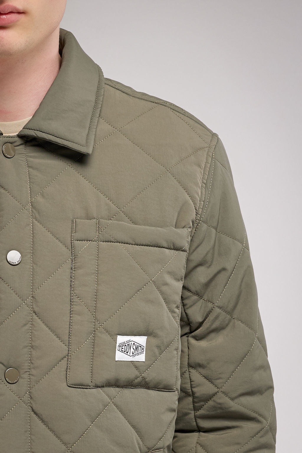 Blouson déperlant matelassé B-MUNICH TURBULENCE KAKI
