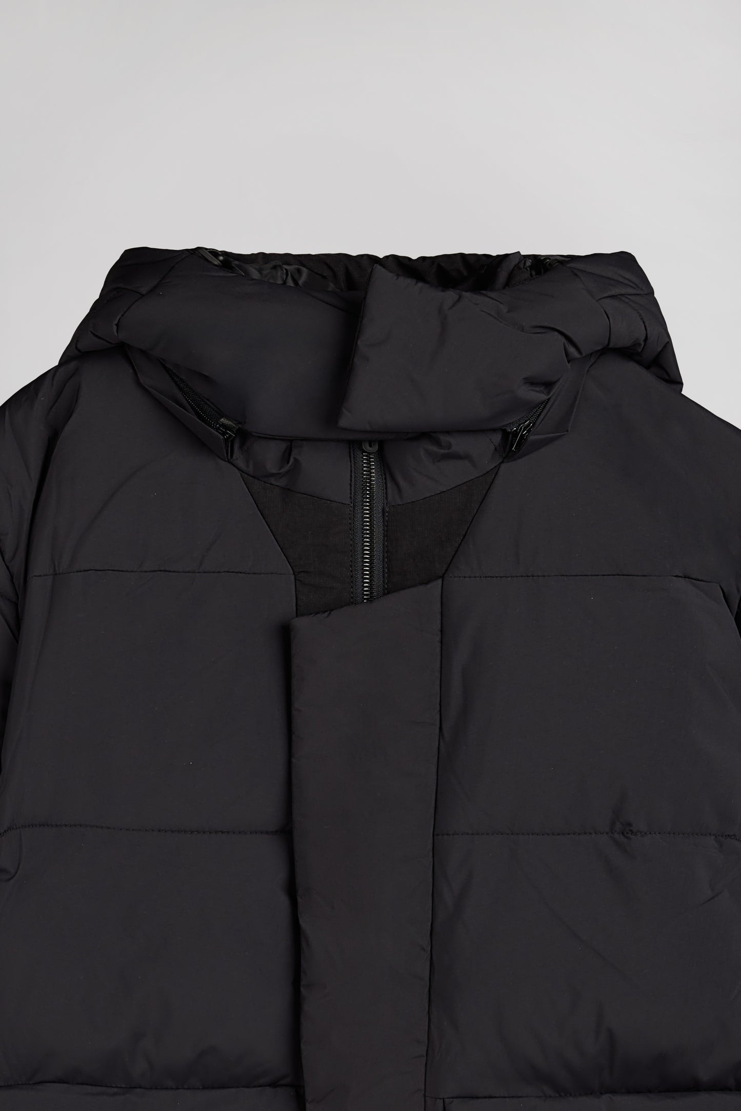 Blouson col montant à capuche amovible B-ELWIN NOIR