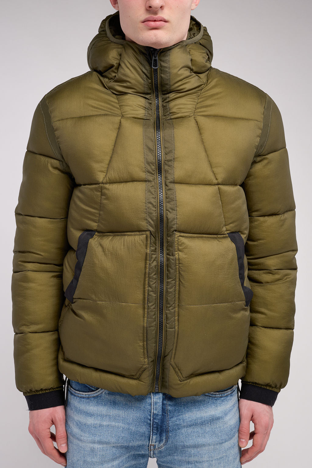 Doudoune hiver à capuche B-MURAY OLIVE