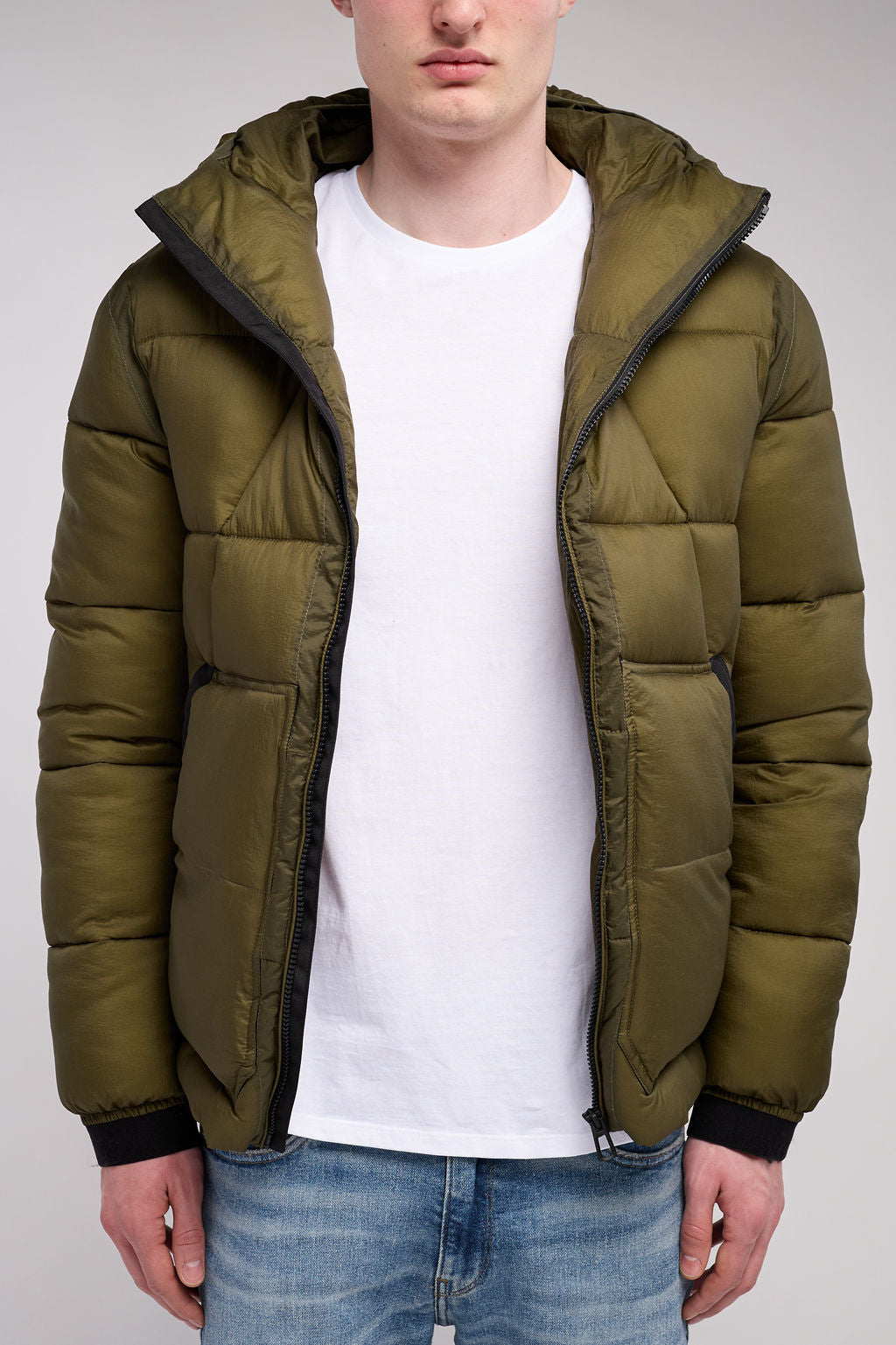 Blouson à capuche B-MURAY OLIVE