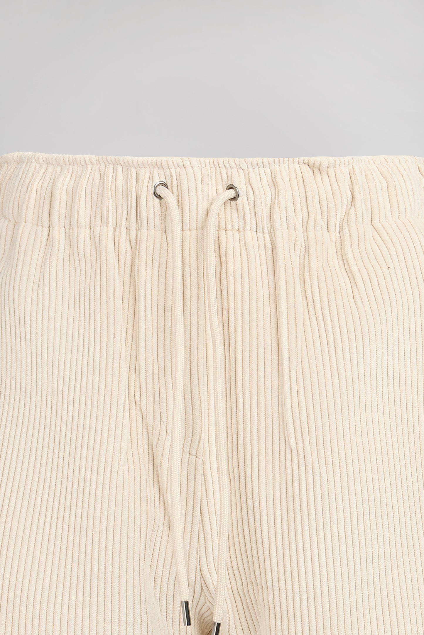 Pantalon décontracté TEDDY VELOURS BEIGE CLAIR