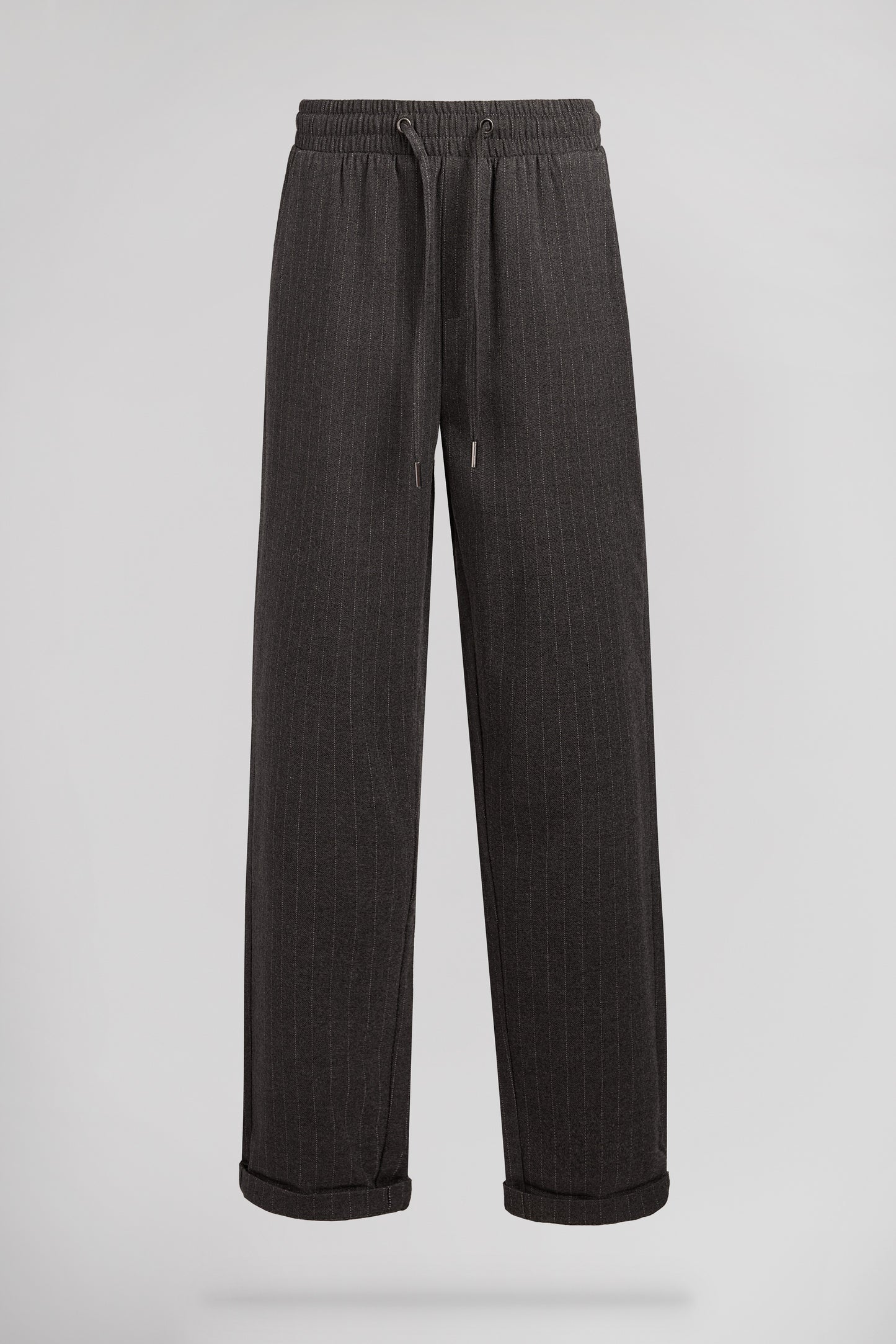 Pantalon flanelle décontracté TEDDY FLANELLE GREY STRIPES