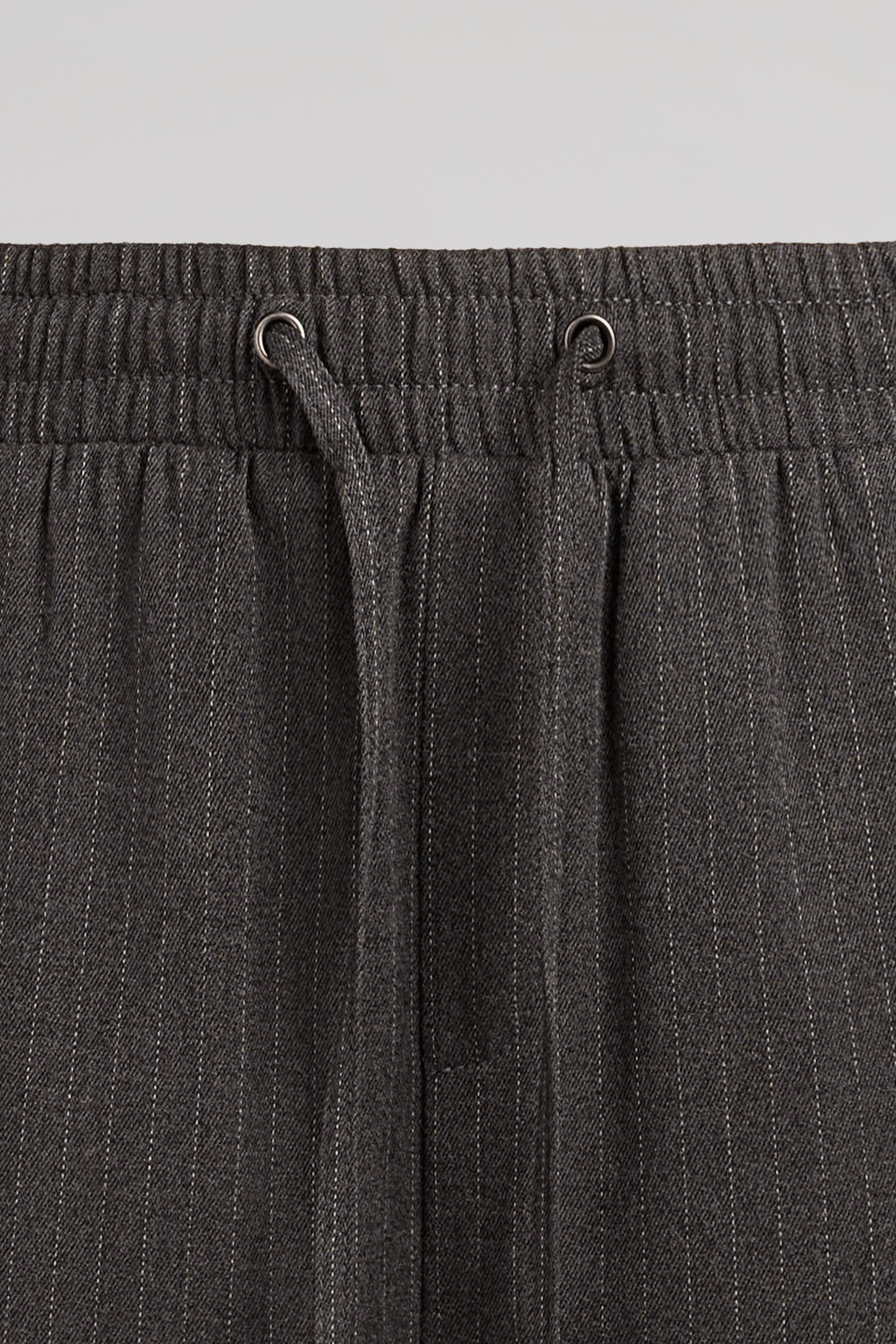 Pantalon flanelle décontracté TEDDY FLANELLE GREY STRIPES