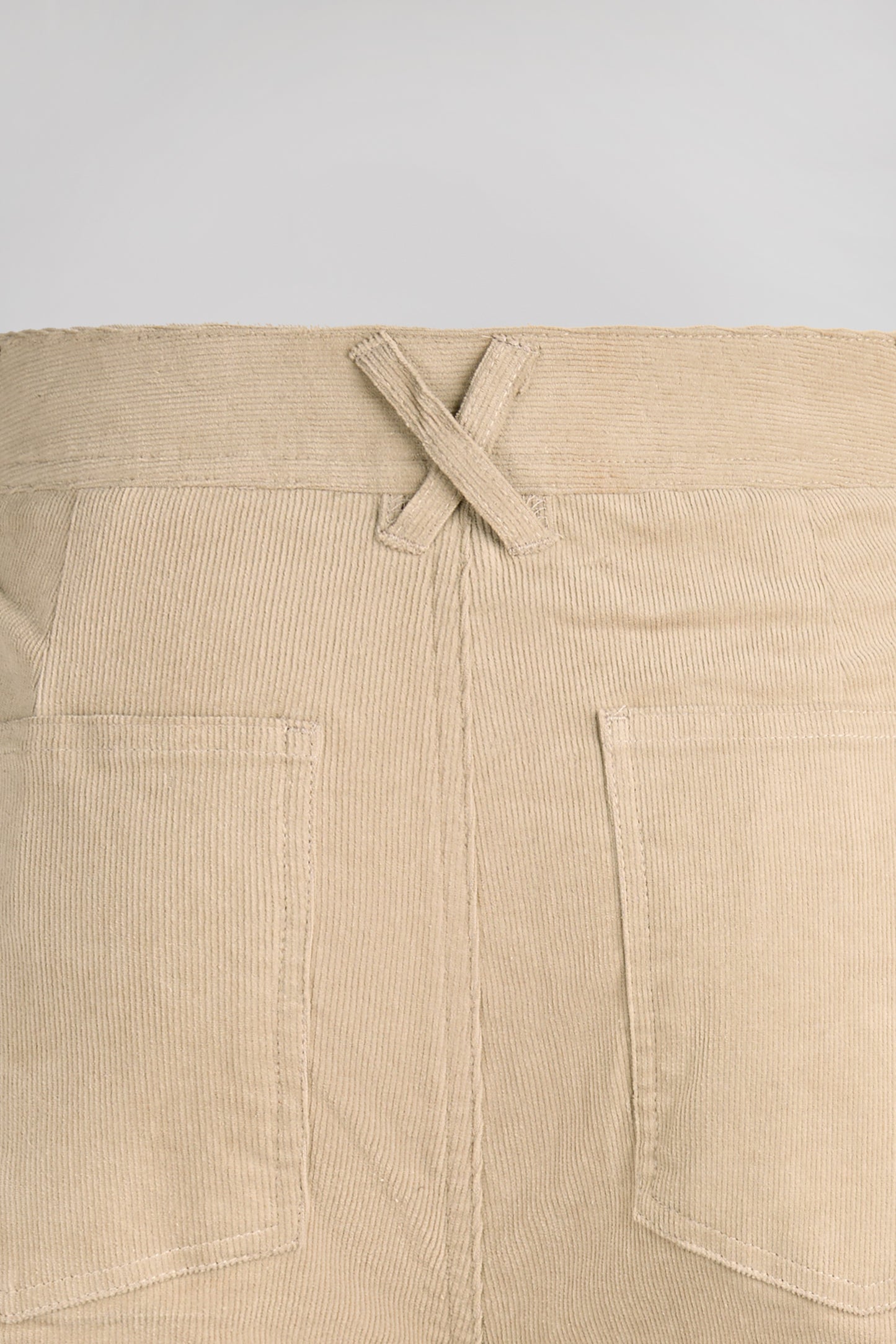 Jean flare taille haute P-JOSEFA 4PP BEIGE