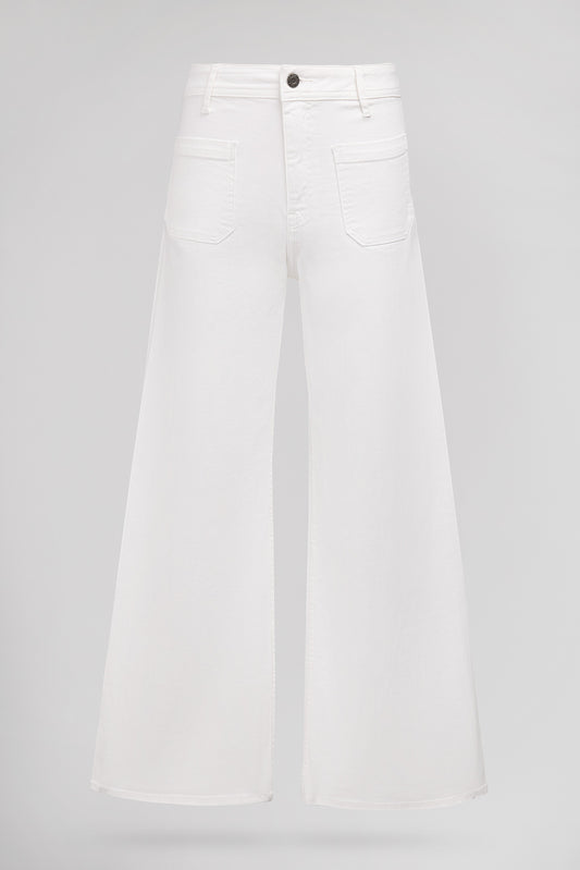 Achat Jean flare taille haute P-JOSEFA 4PP DY MIDDLE WHITE