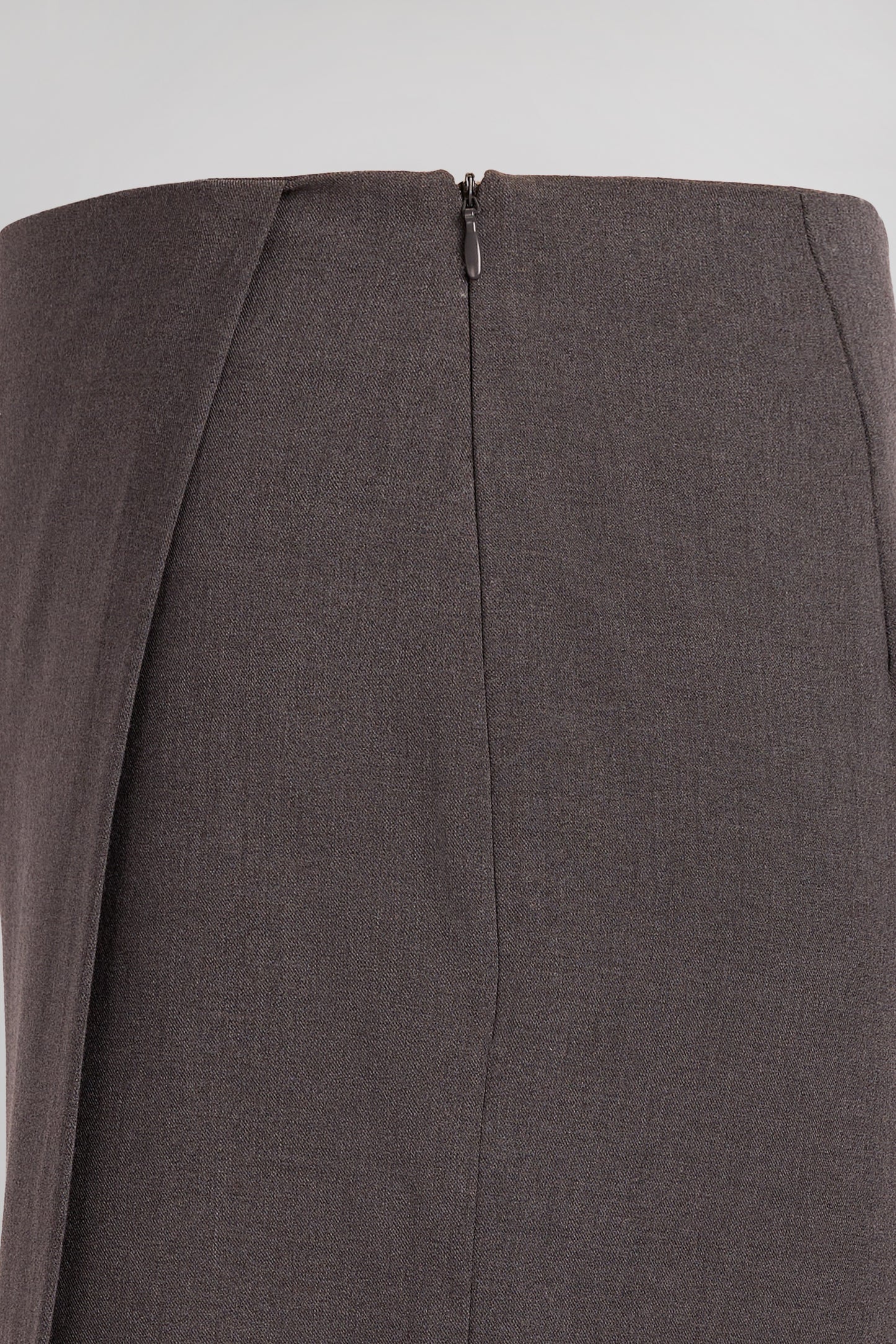 Jupe short taille haute J-CLAUDIA ANTHRACITE CHINE