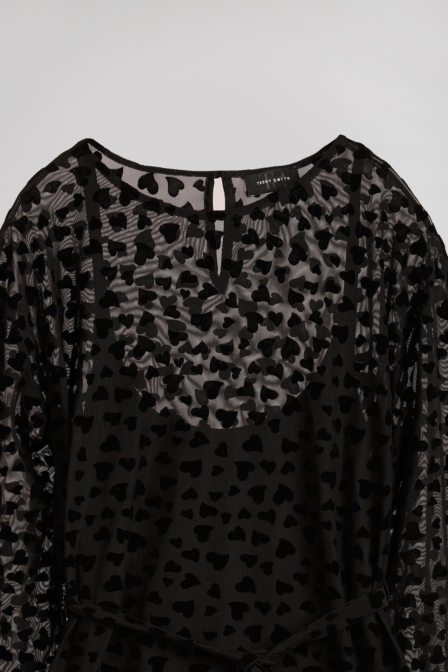 Robe courte droite R-CONSTANCE NOIR