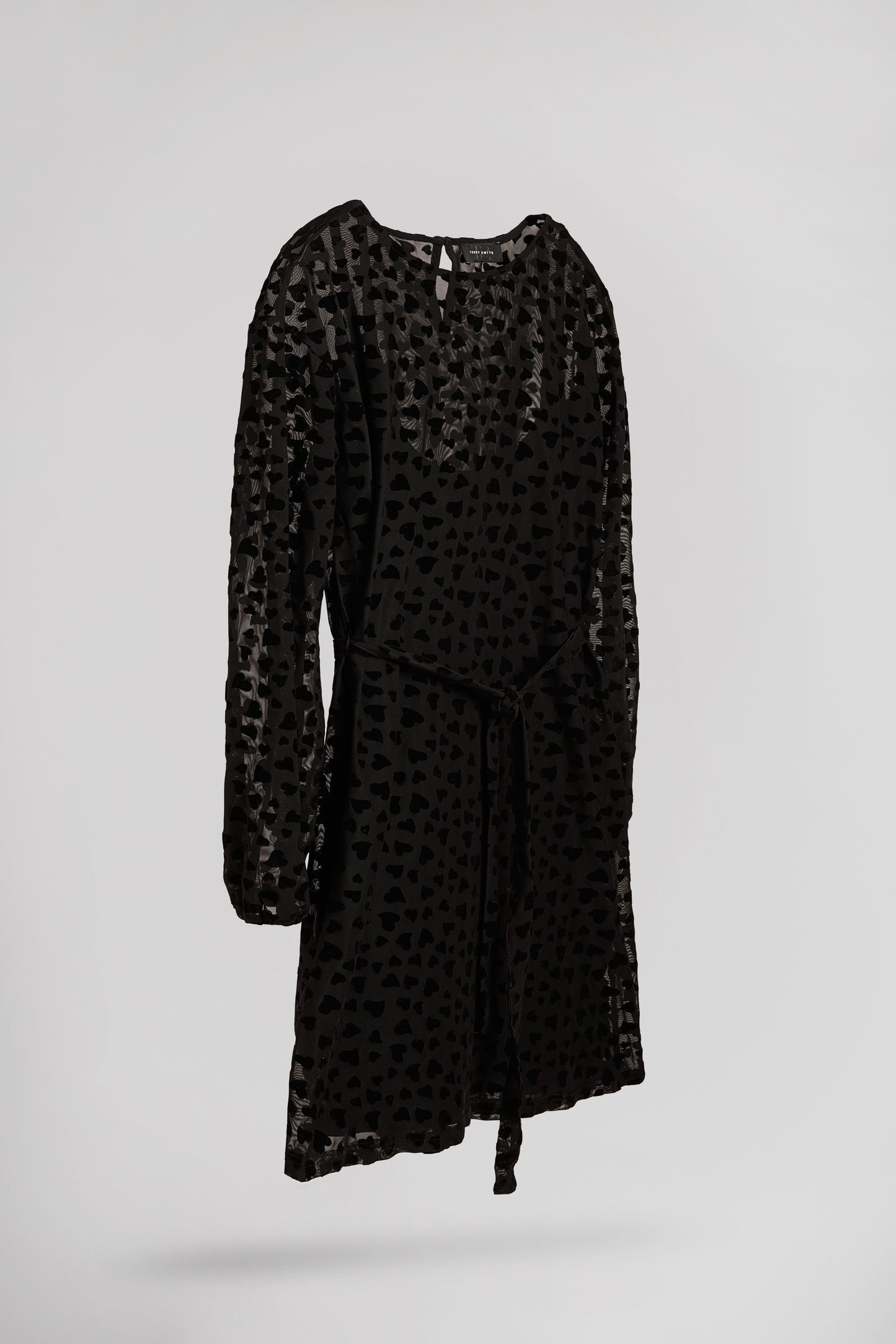 Robe courte droite R-CONSTANCE NOIR