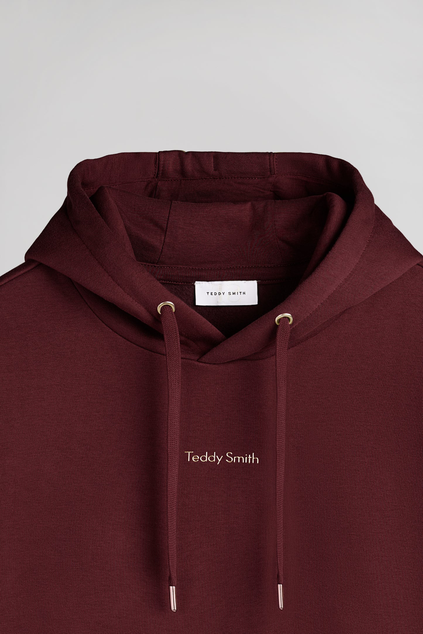 Sweat à capuche S-SOLENE BORDEAUX FONCE