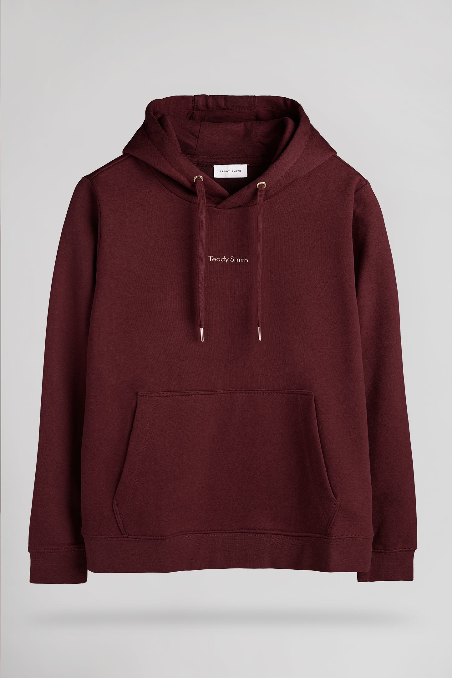 Sweat à capuche S-SOLENE BORDEAUX FONCE