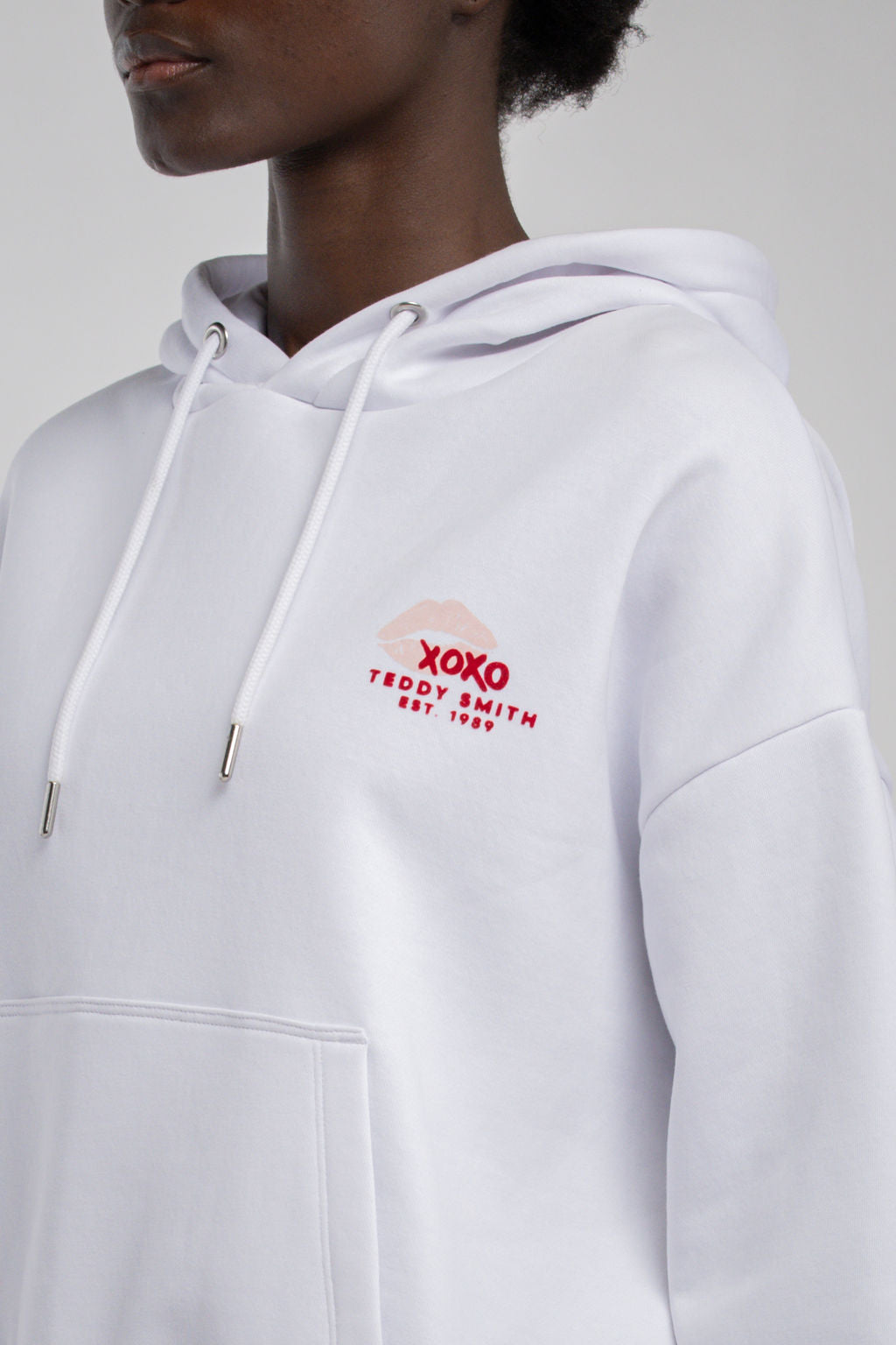 Sweat S-KISS BLANC