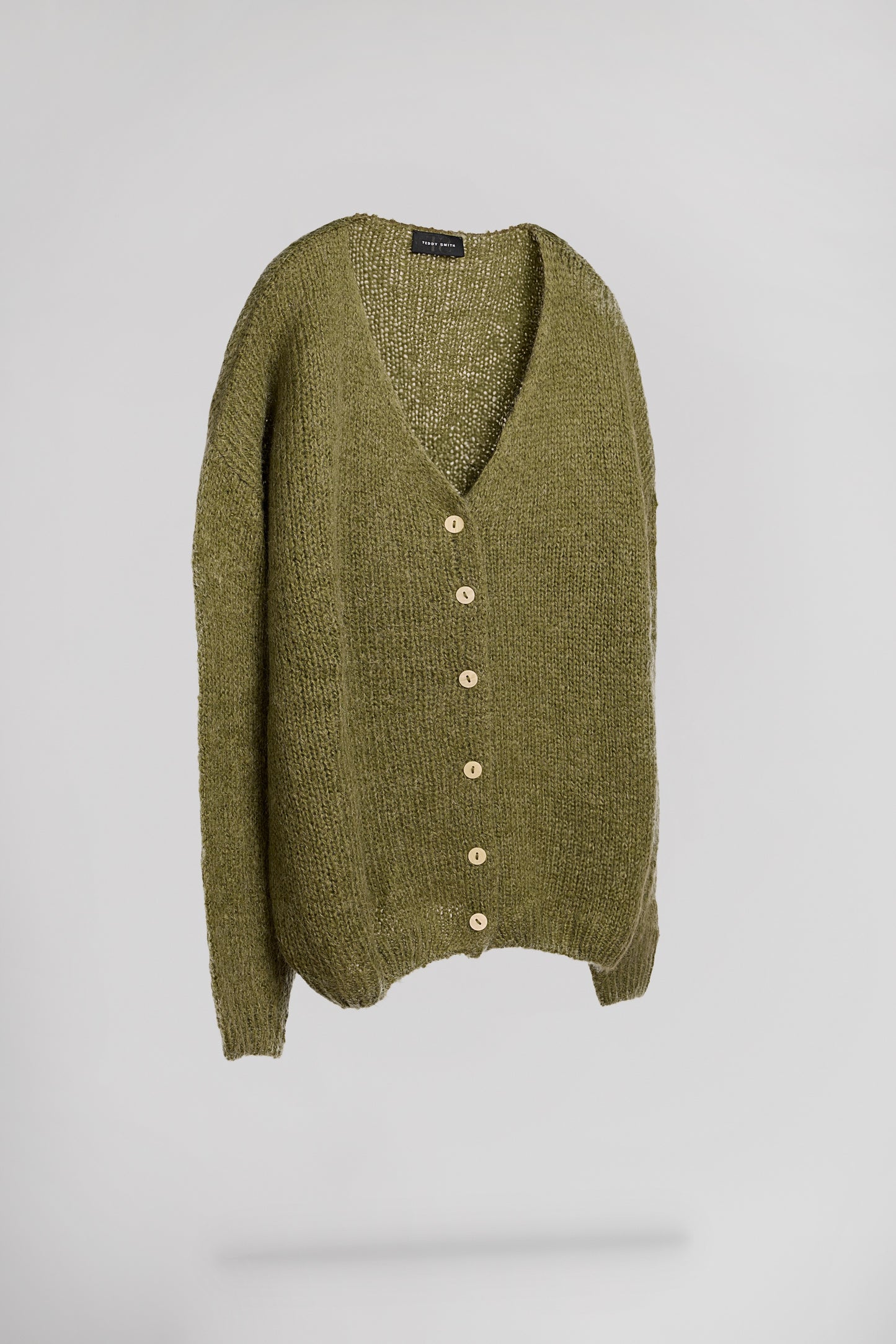Gilet doux avec boutons G-MELA OLIVE