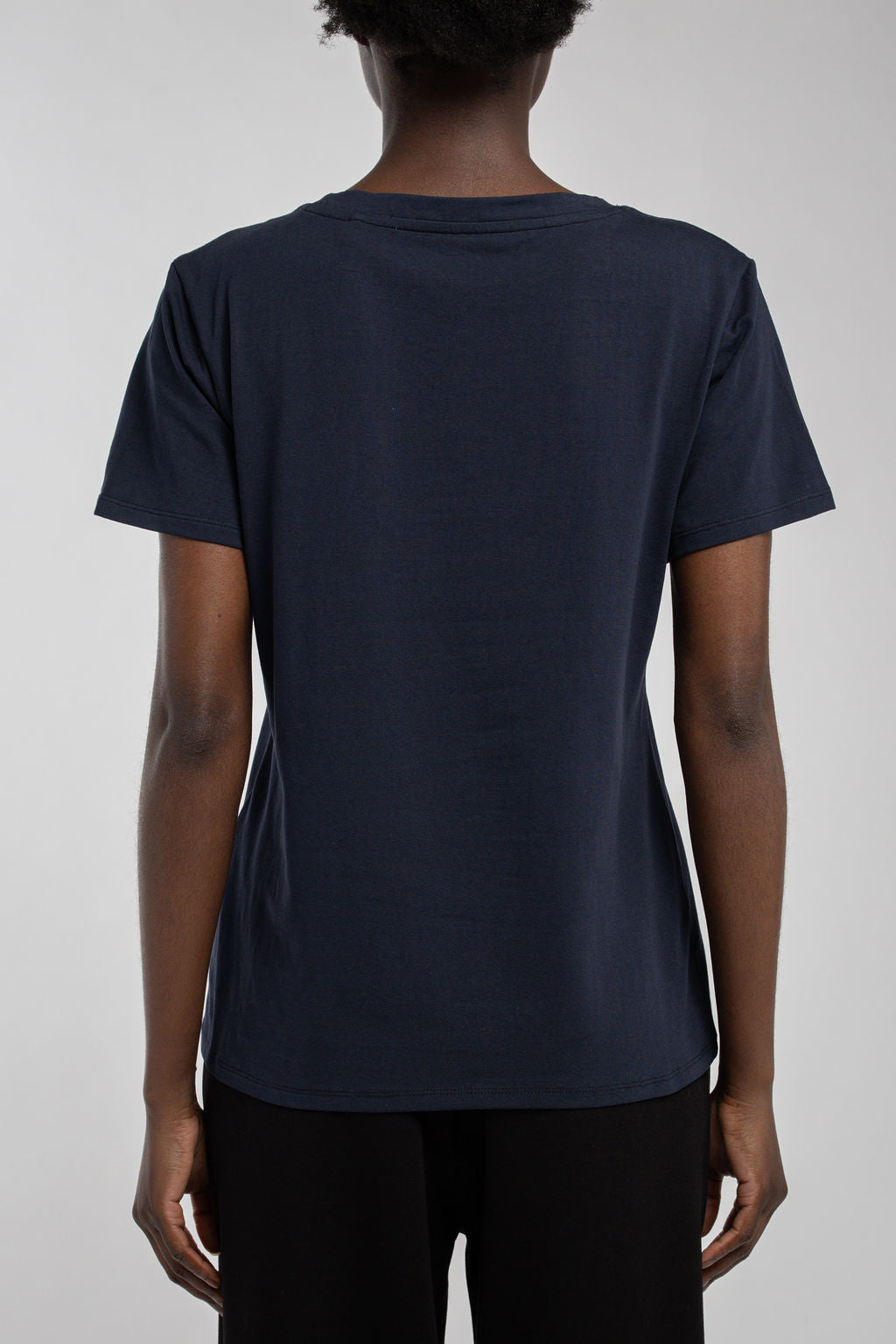 T-shirt col rond T-RIBELLE MC TOTAL NAVY