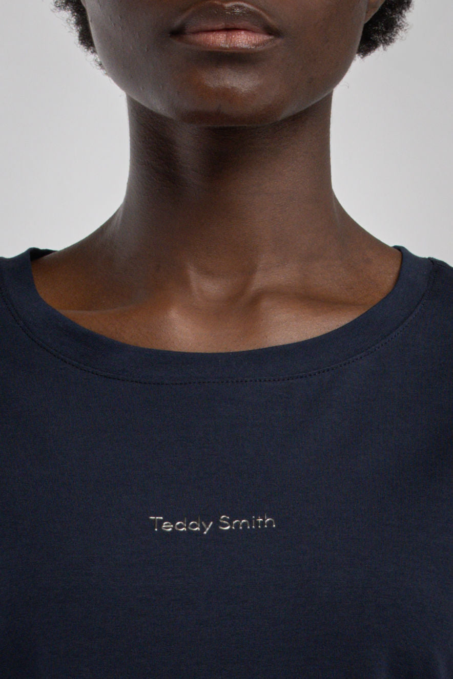 T-shirt col rond T-RIBELLE MC TOTAL NAVY