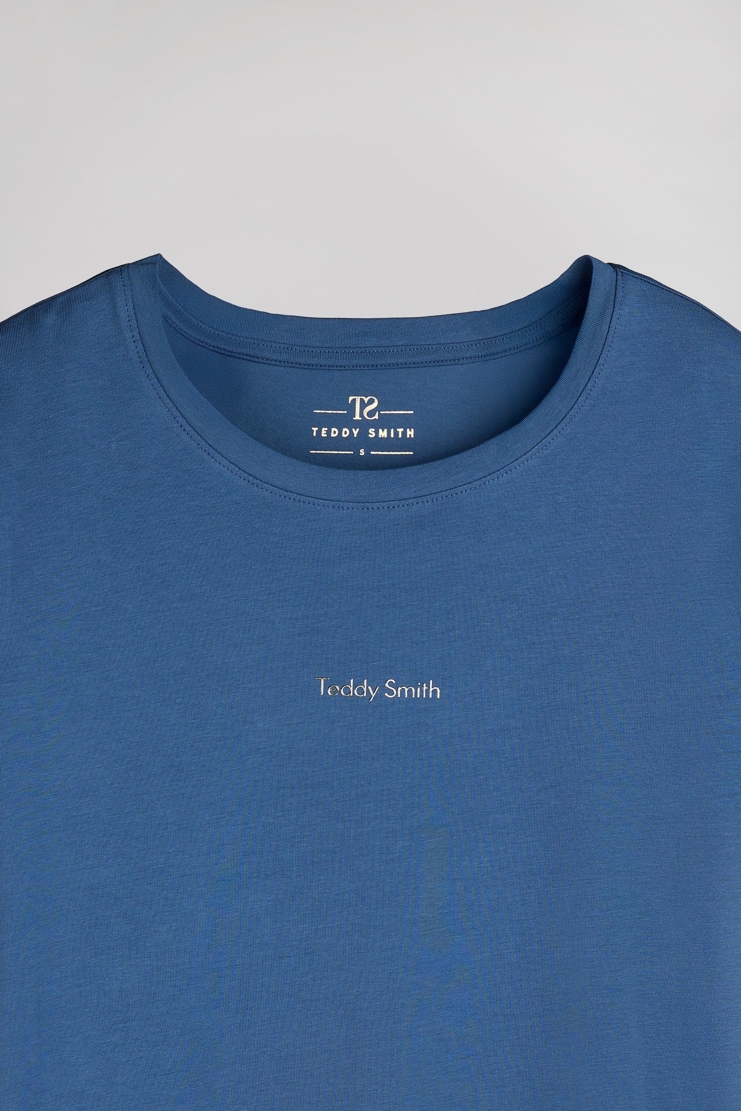 T-shirt col rond T-RIBELLE MC FADED INDIGO