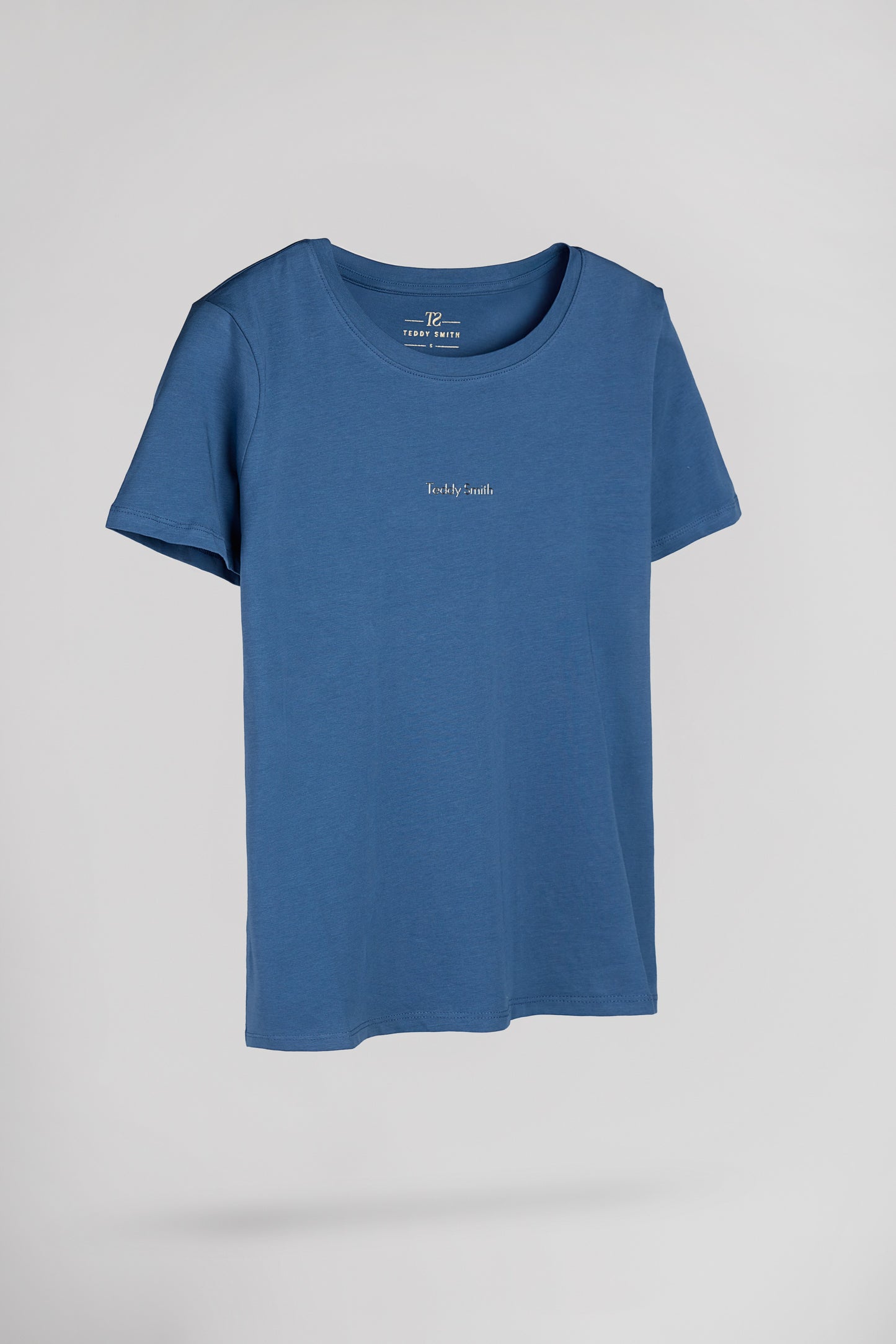 T-shirt col rond T-RIBELLE MC FADED INDIGO